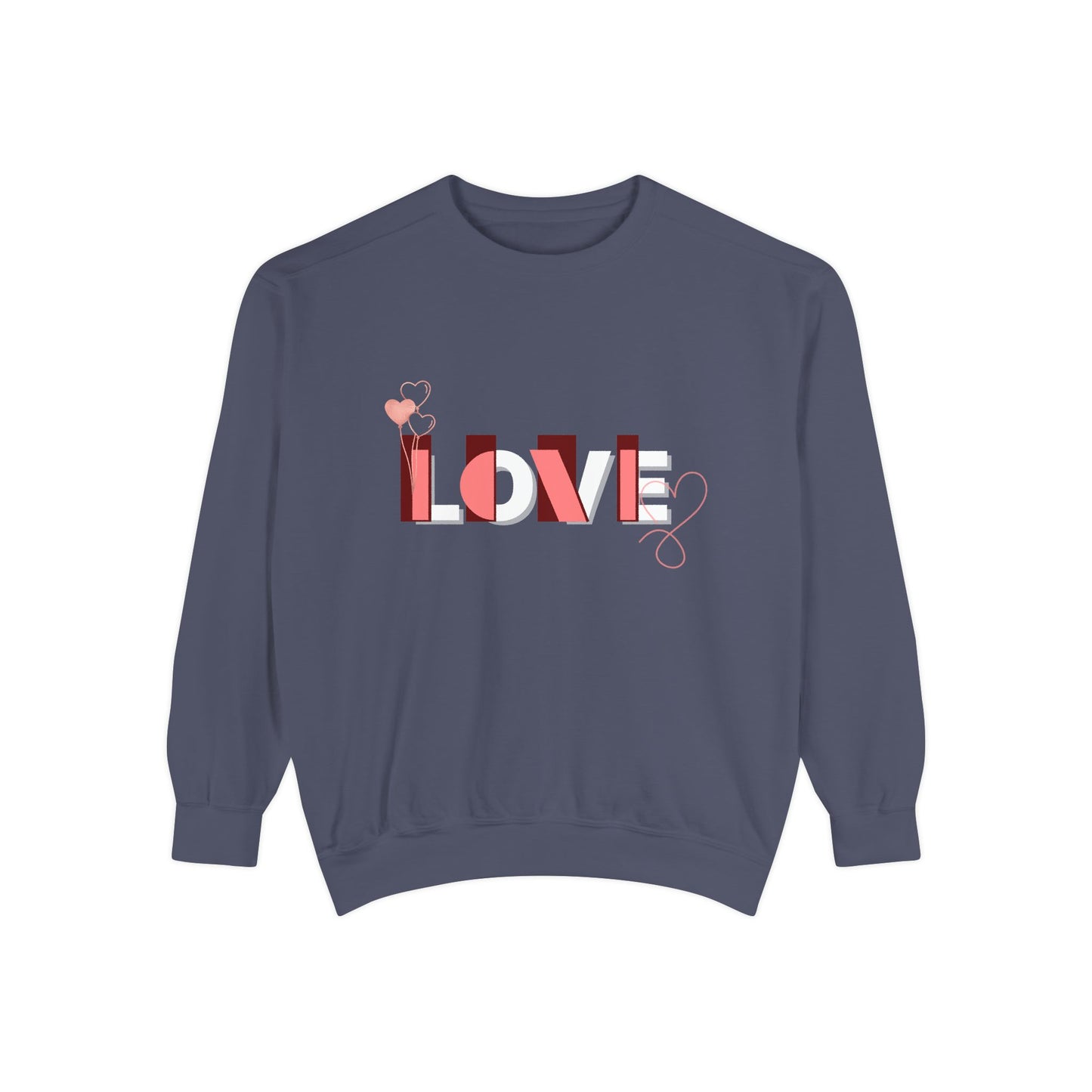 love - Unisex Garment-Dyed Sweatshirt - 11022