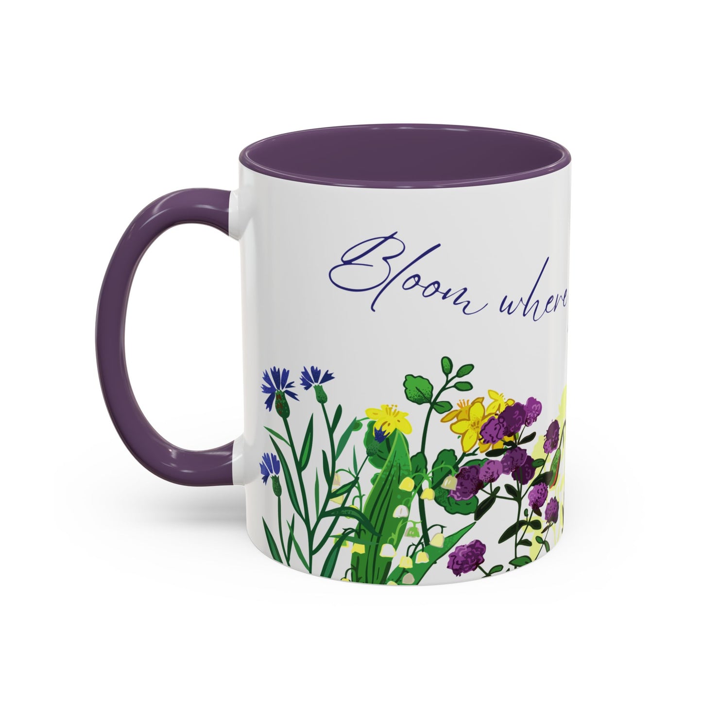 Bloom Where You Are Planted - Accent Coffee Mug (11, 15oz) - 10895