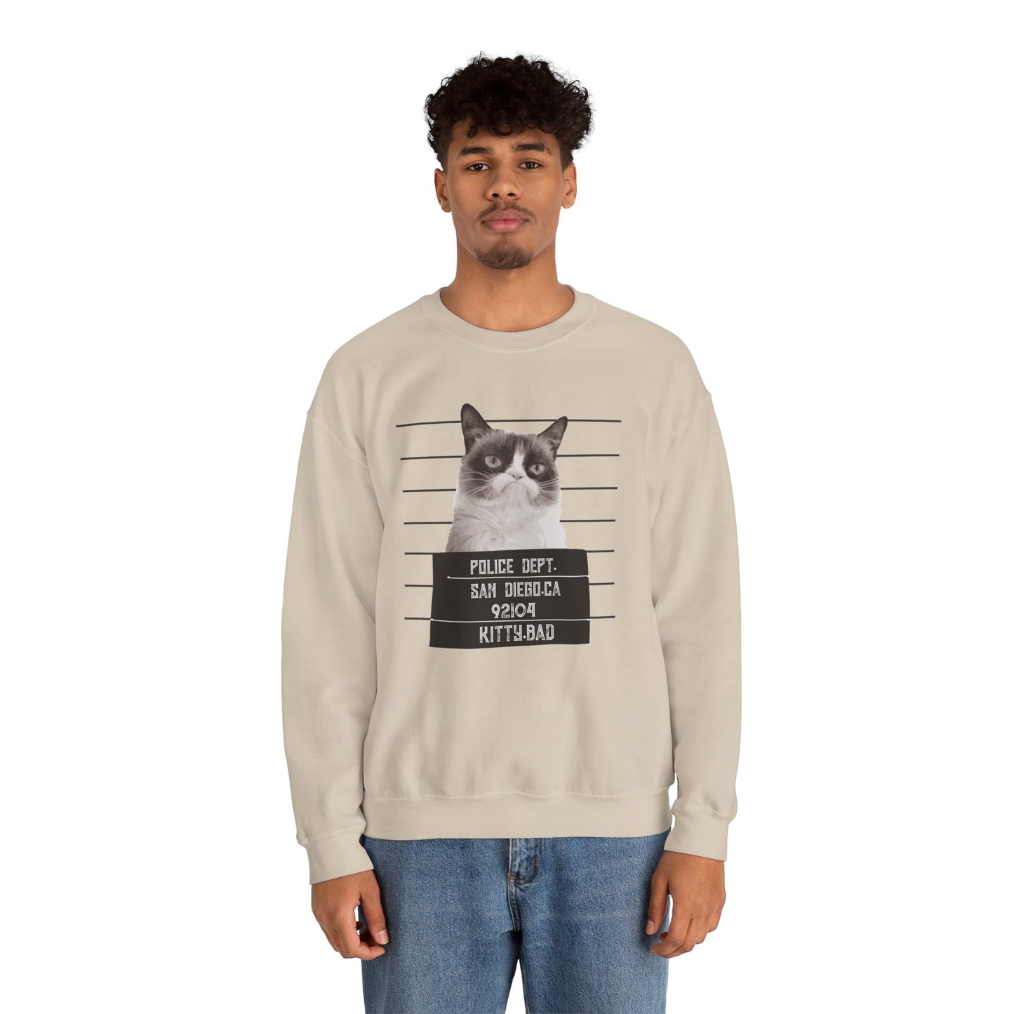 Kitty Bad - Unisex Heavy Blend™ Crewneck Sweatshirt