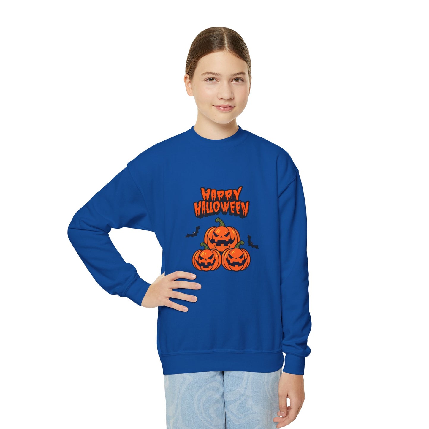 Happy Halloween - Youth Crewneck Sweatshirt