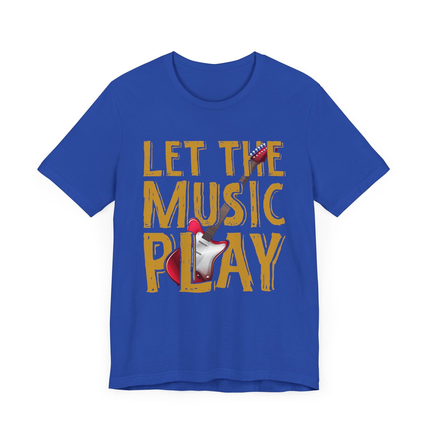 Music: Let The Music Play - Unisex Jersey Short Sleeve Tee