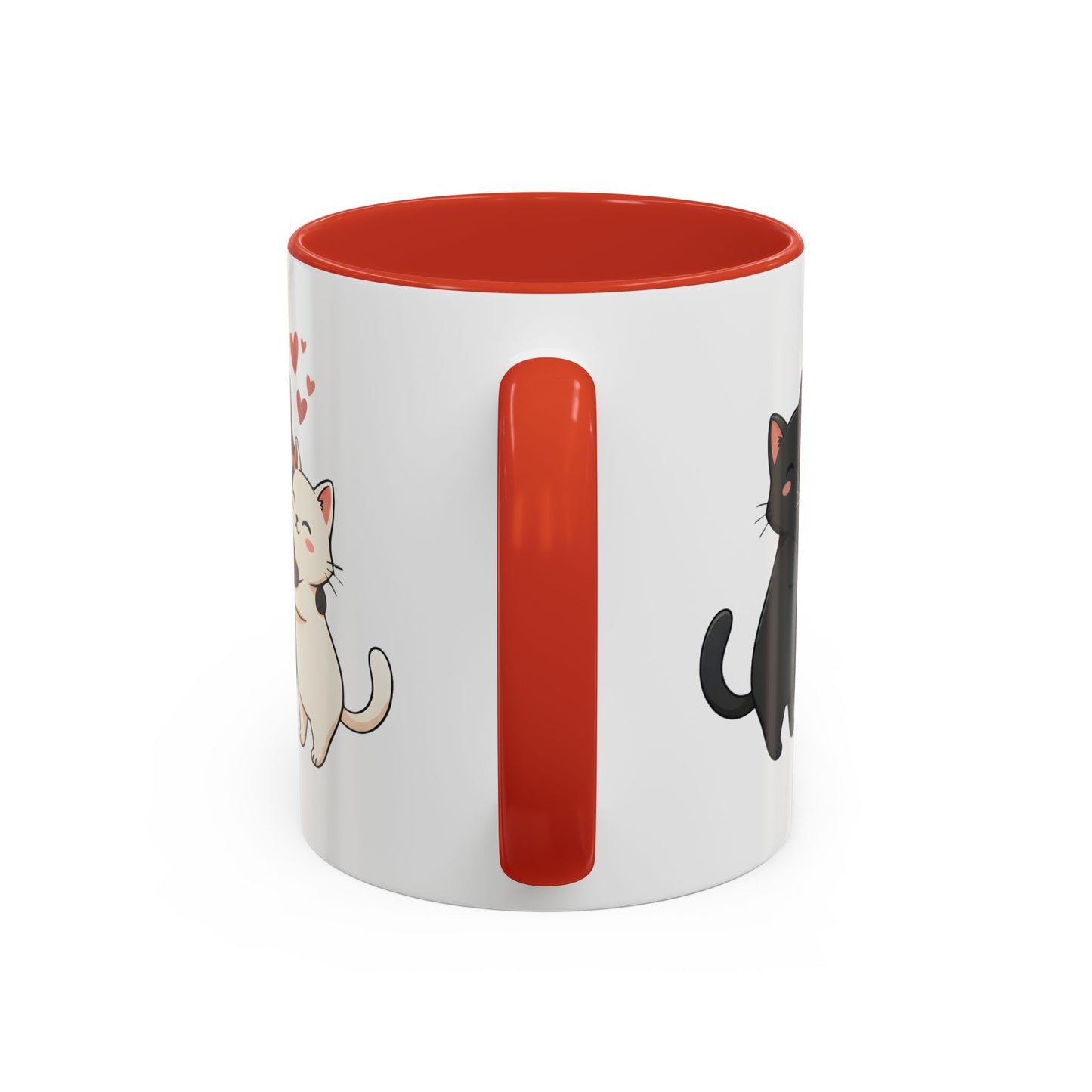 Cute Cats Personalized Mug — Custom Names & Established Date | Couple Valentine Gift (11oz / 15oz) - 14752
