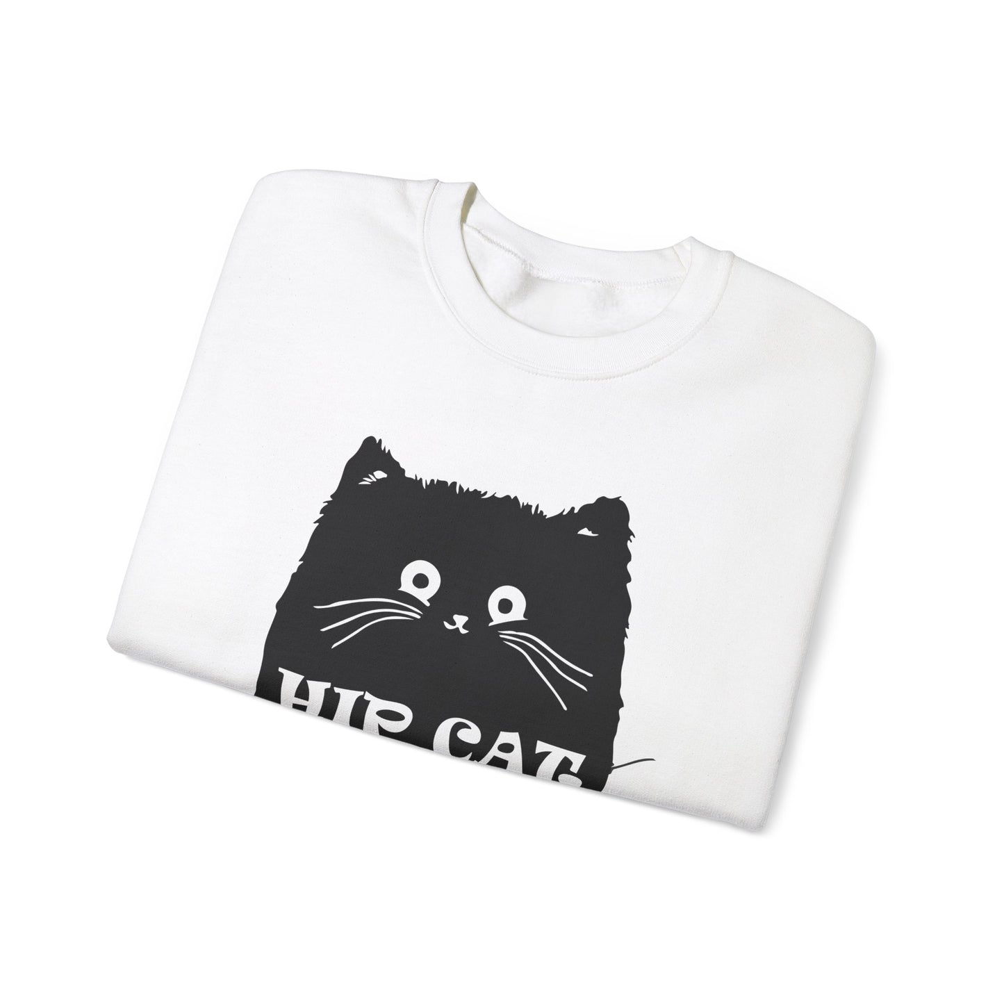 Hip Cat - Unisex Heavy Blend™ Crewneck Sweatshirt