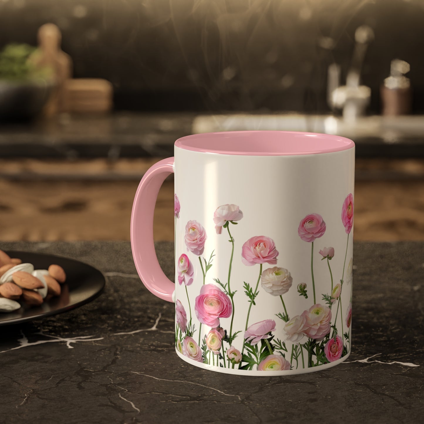 Pink petals of joy - Colorful Mugs, 11oz