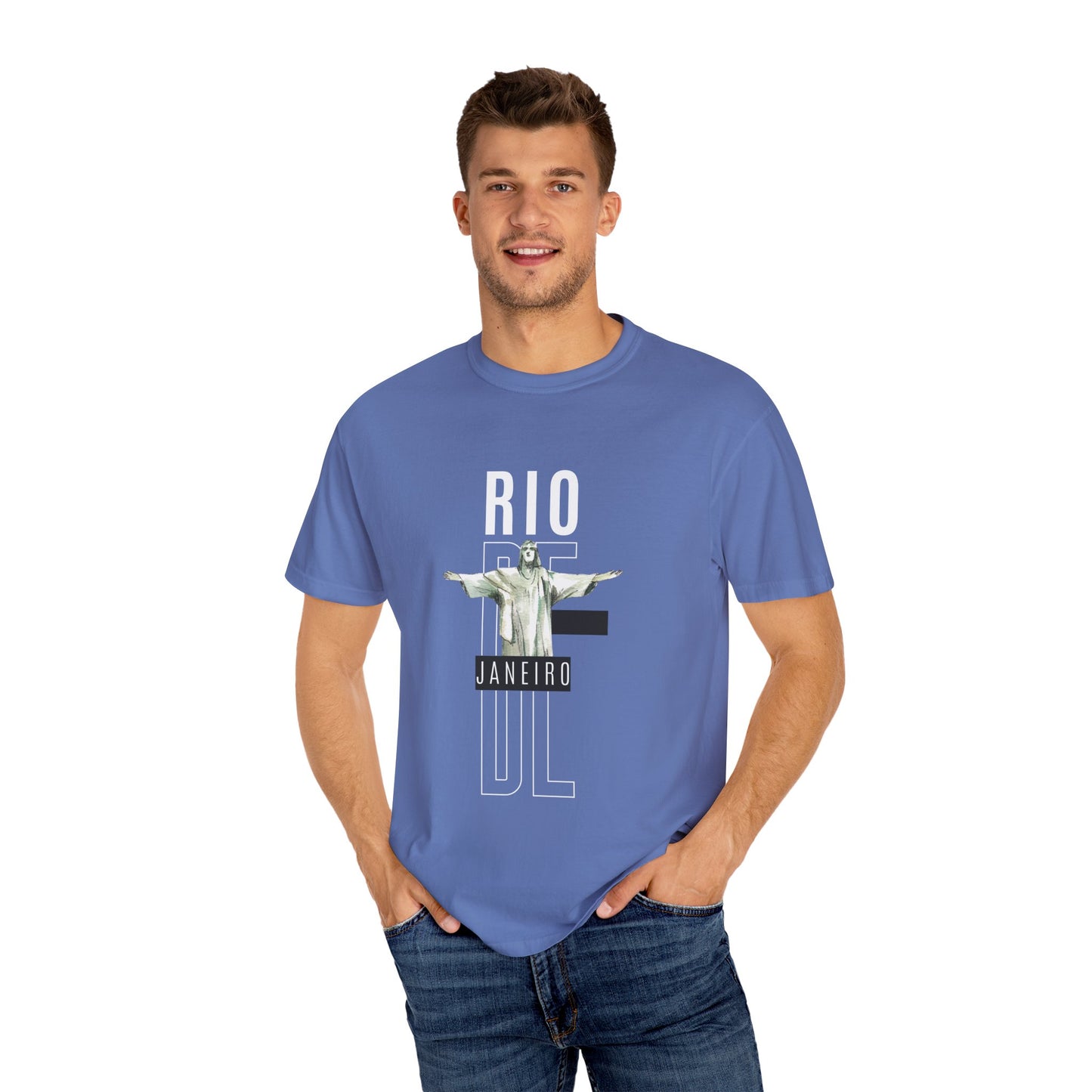 Rio de Janeiro Unisex Garment-Dyed T-Shirt - 12049