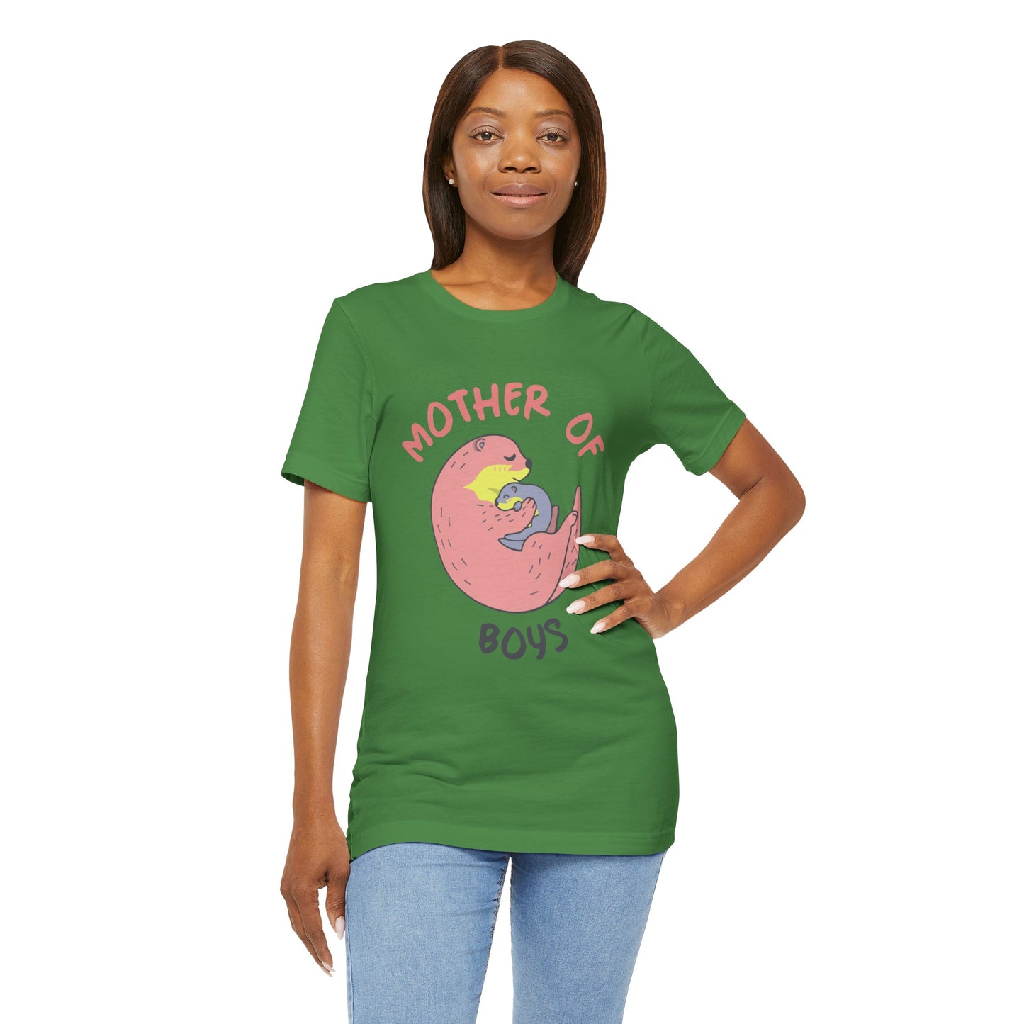 Mother Of Boys - Unisex Jersey Short Sleeve Tee - 13082
