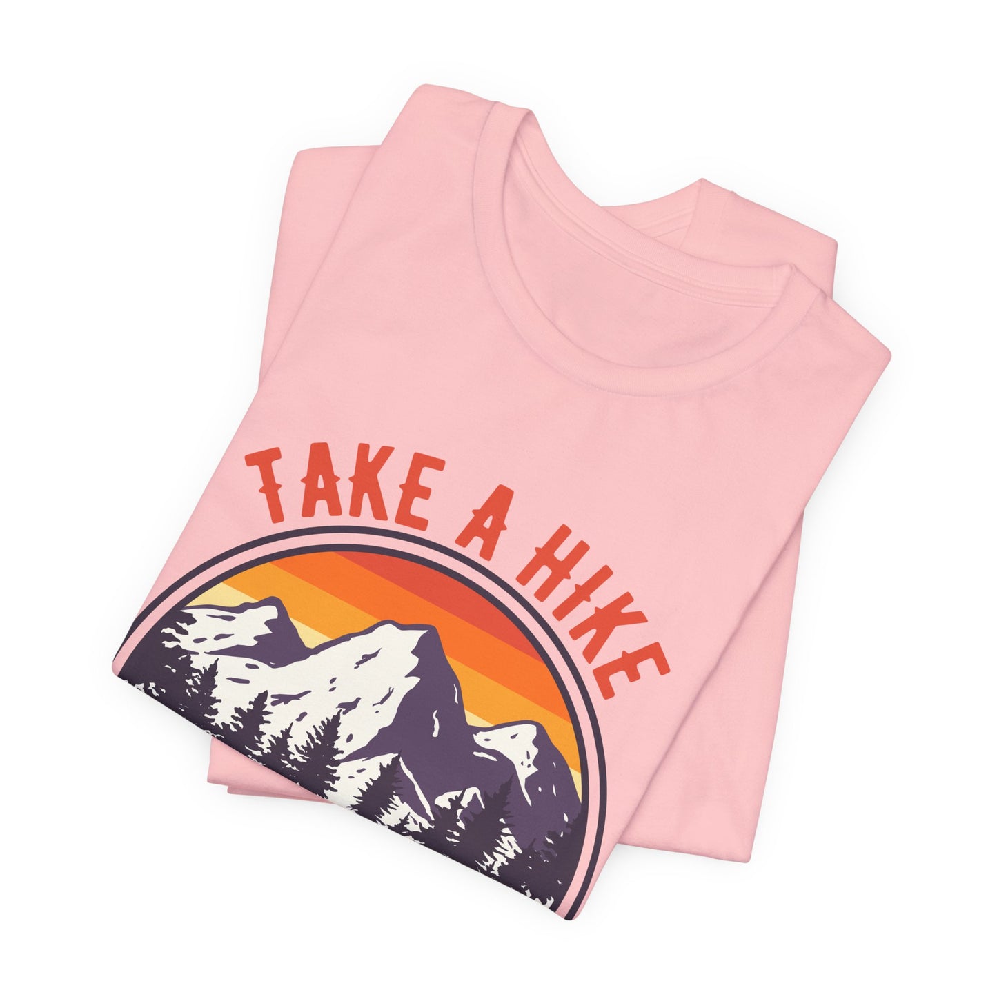 Camping: Take A Hike - Unisex Jersey Short Sleeve Tee