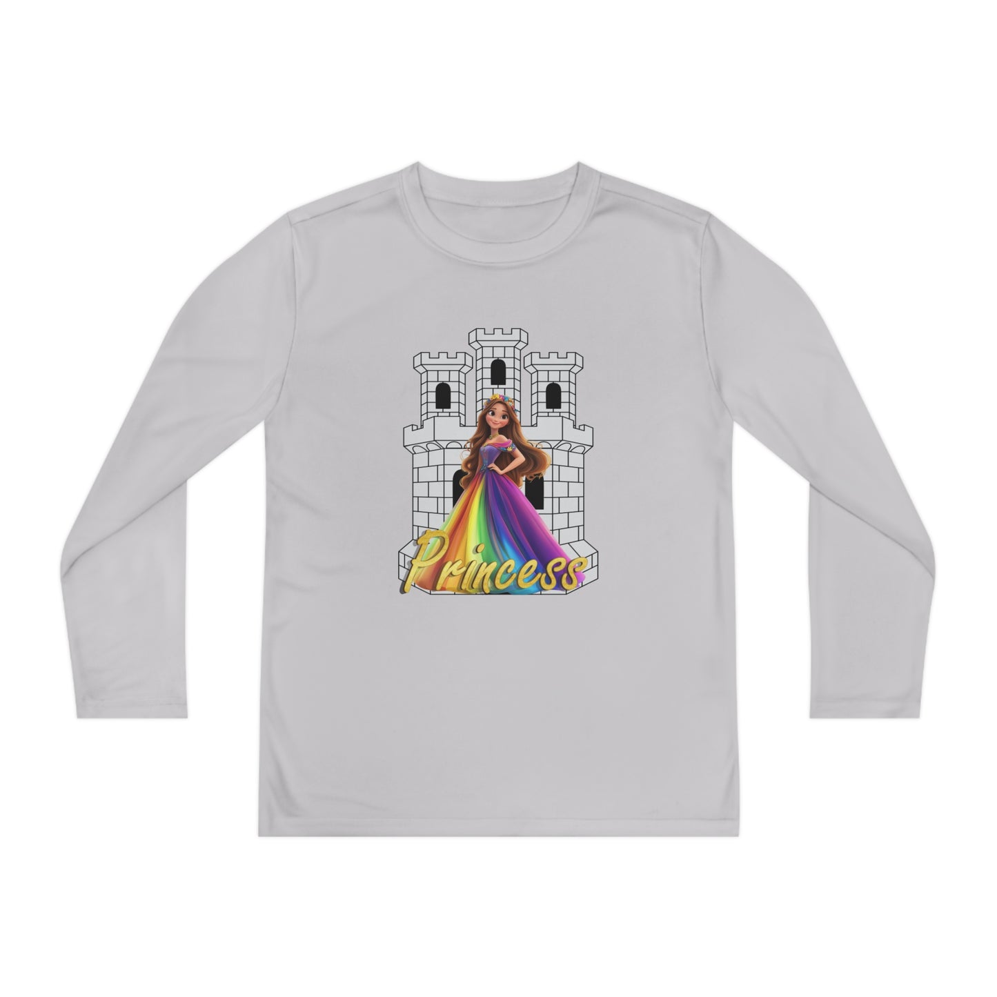 Every Girl Is a Princess  - Youth Long Sleeve Competitor Tee