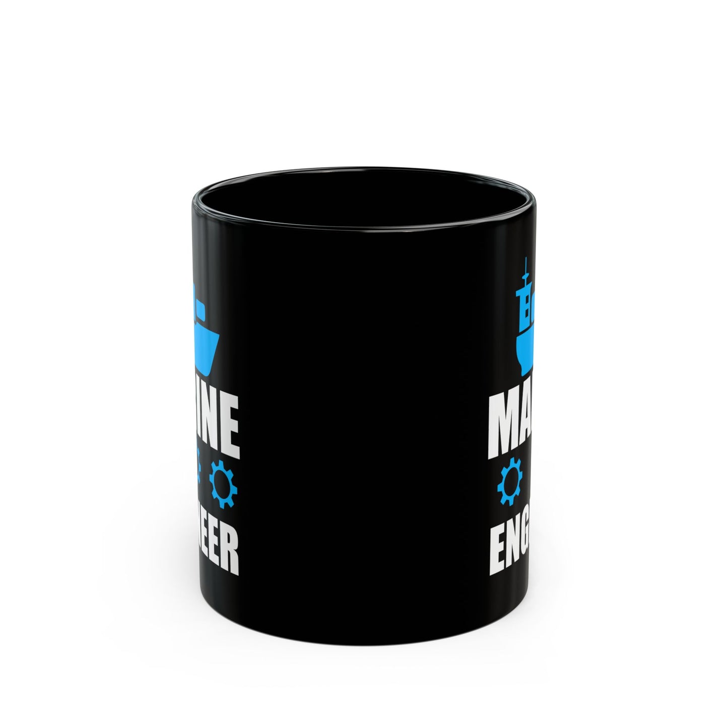 Marine Engineer - Black Mug (11oz, 15oz) - 13574