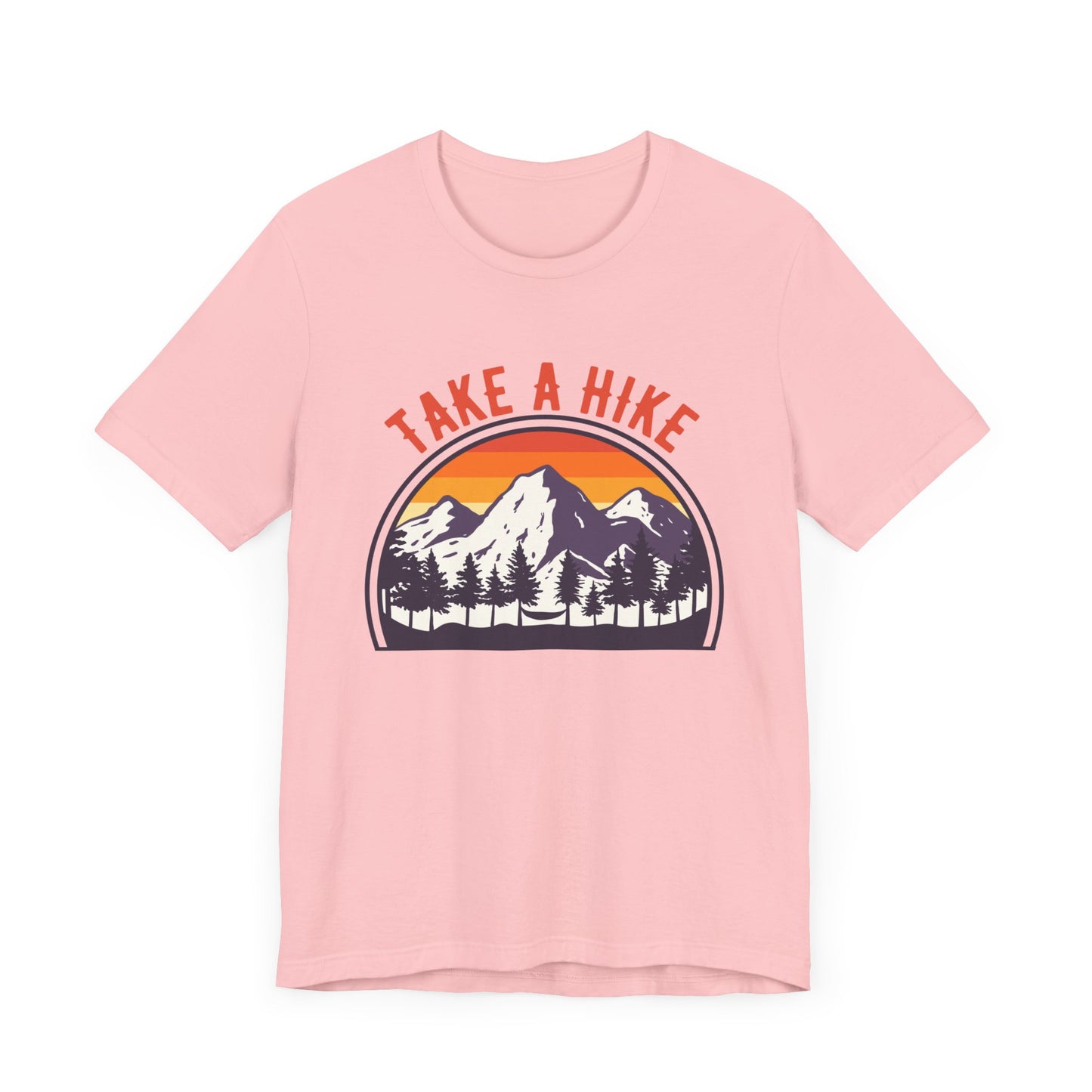 Camping: Take A Hike - Unisex Jersey Short Sleeve Tee