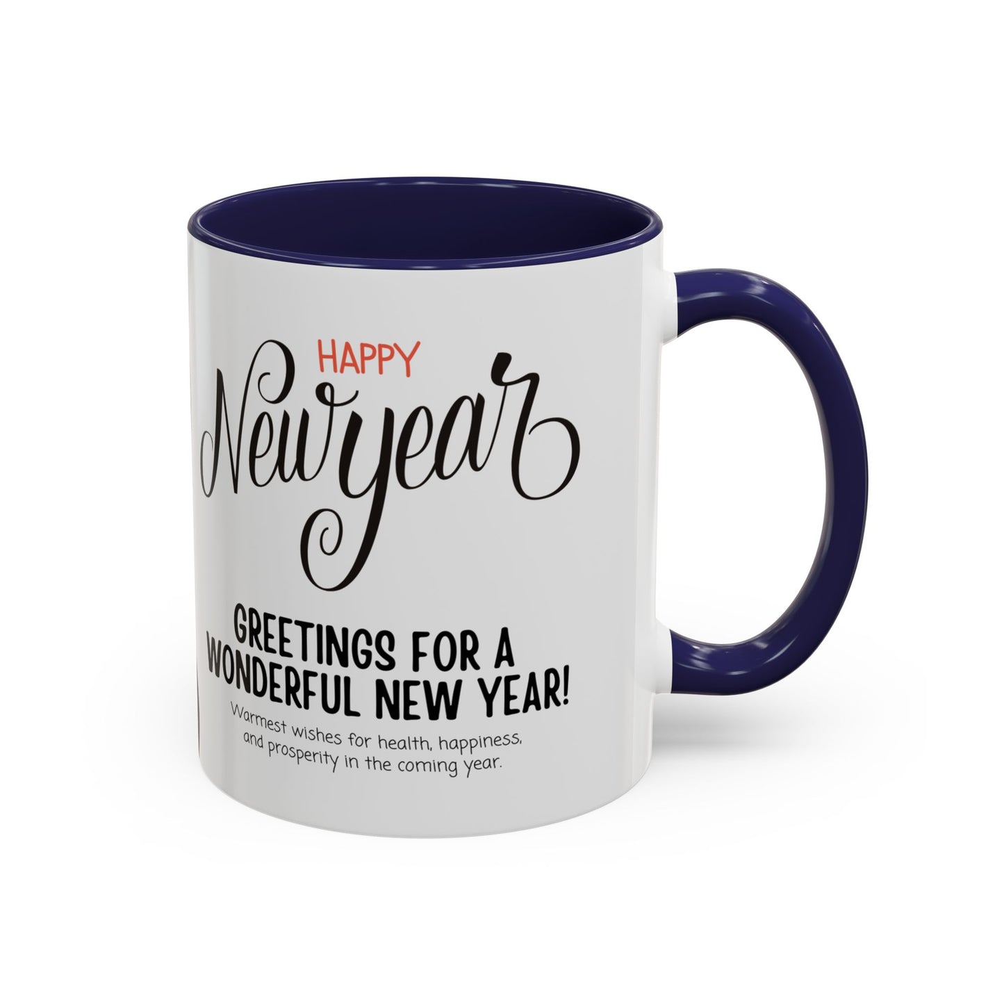 Happy New Year - Accent Coffee Mug (11, 15oz) - 10891