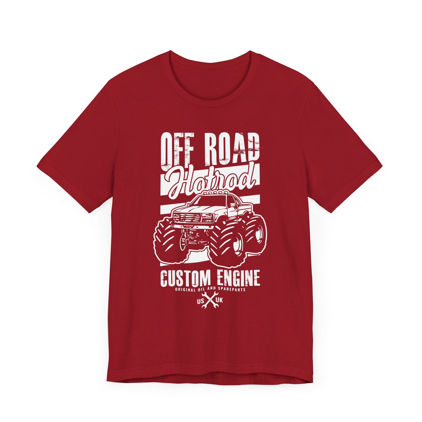 Off Road Hotrod, Custom Engine - Unisex Jersey Short Sleeve Tee - 13010