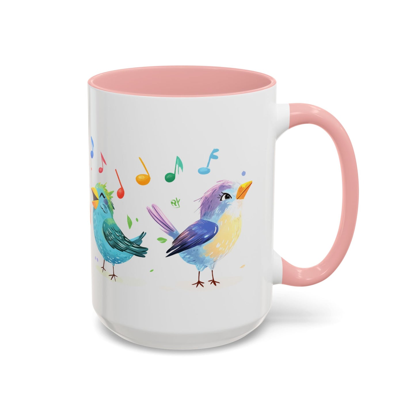 Colorful Birds - Accent Coffee Mug (11, 15oz)