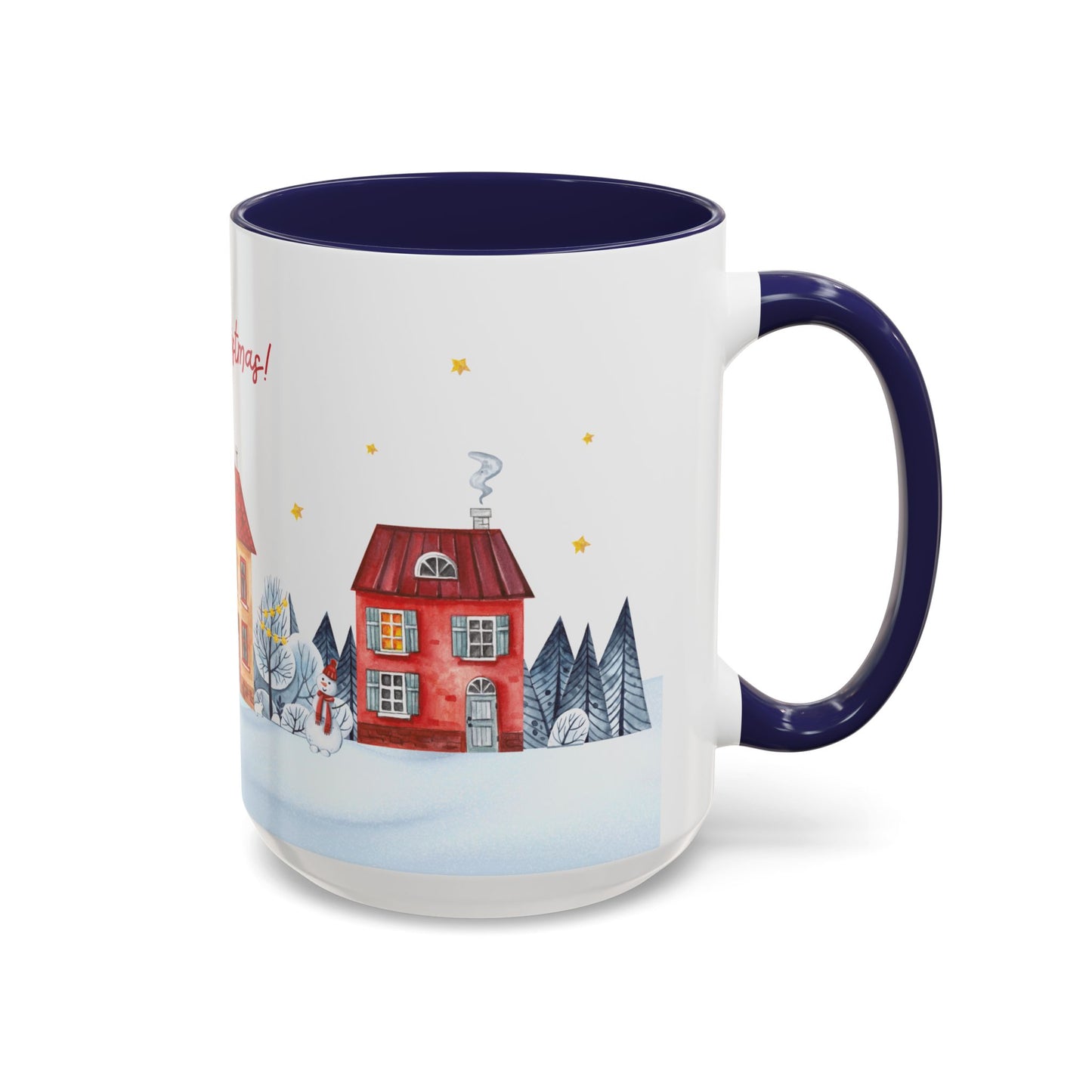 Merry Christmas, Holiday Vibe - Accent Coffee Mug (11, 15oz) - 11079