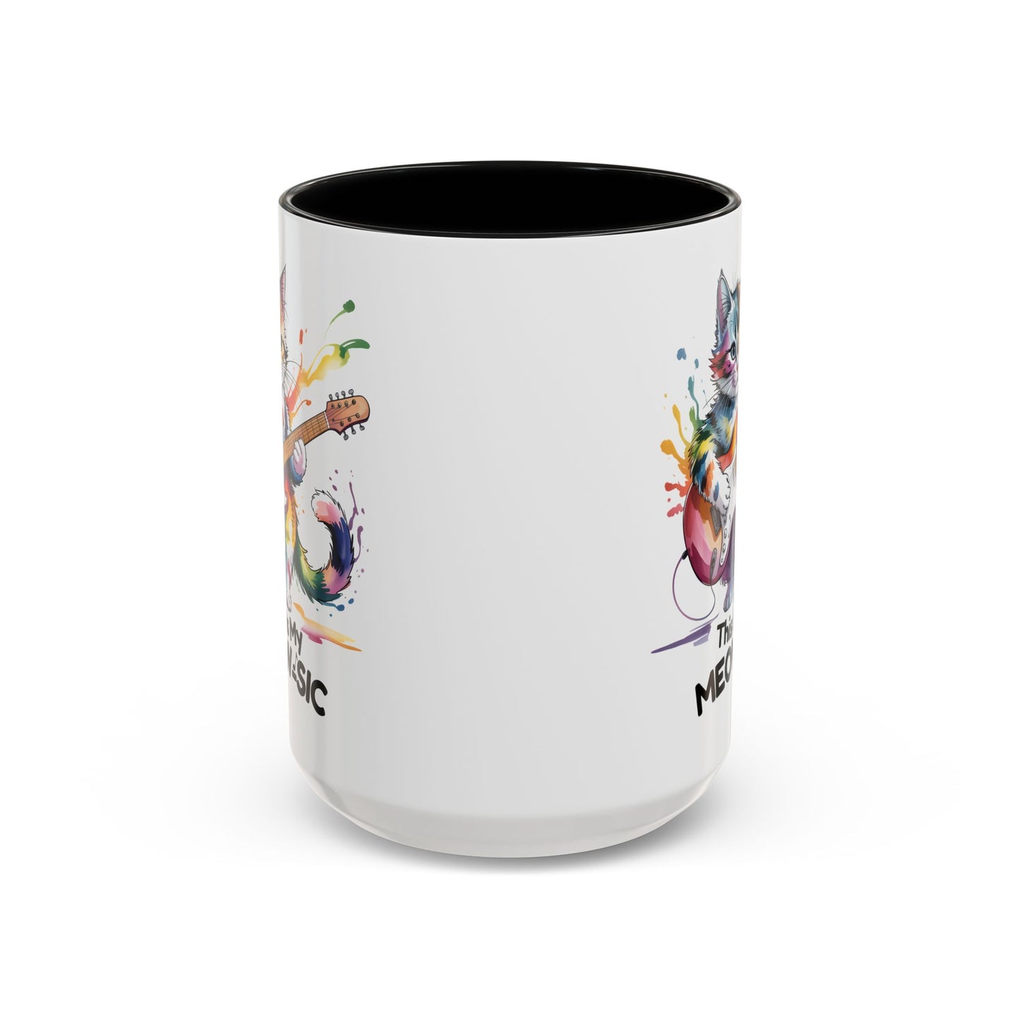 This Is My Meow-sic Cat Mug – Funny Music Lover Coffee Cup Gift for Cat Lovers (11oz / 15oz) - 14808