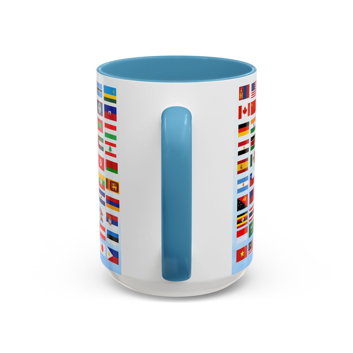 Kids, Happy Birthday, World Flag Fan, Details Customizable - Accent Coffee Mug (11, 15oz) - 11232