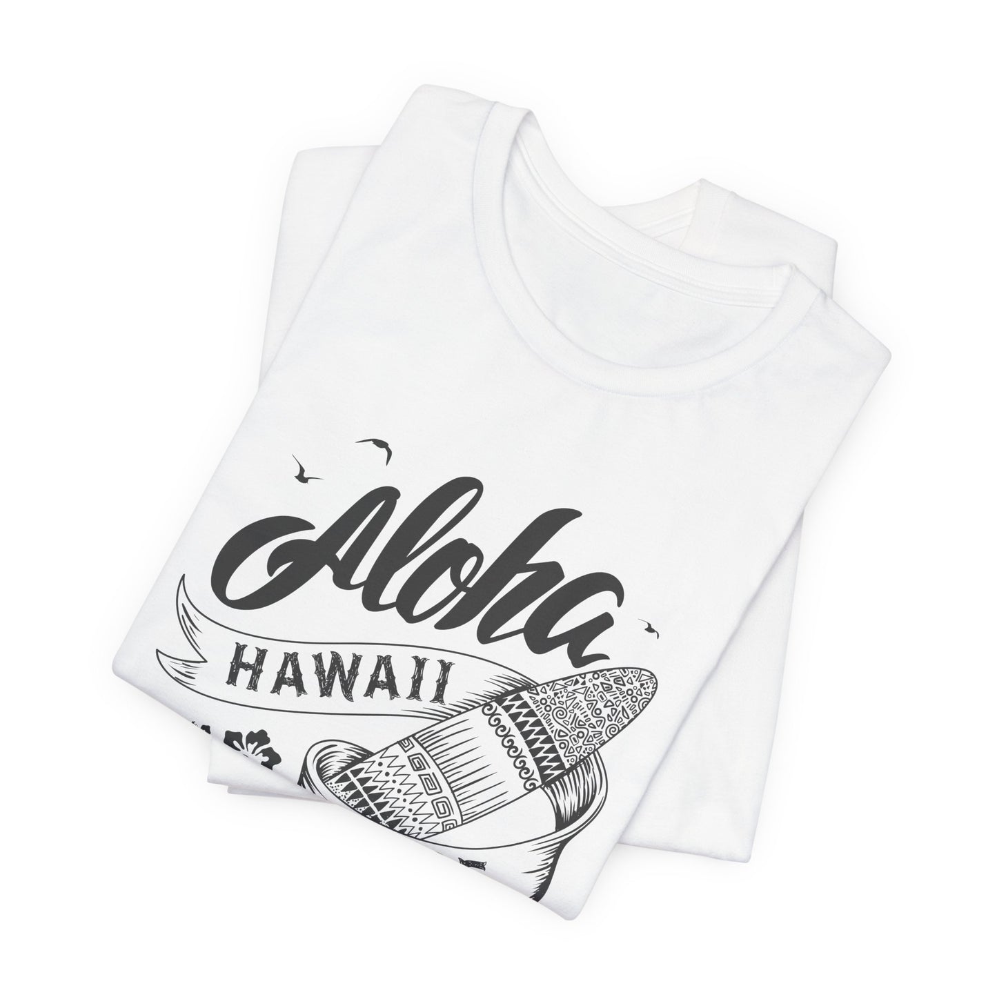 Aloha, Hawaii, Surf Rider - Unisex Jersey Short Sleeve Tee