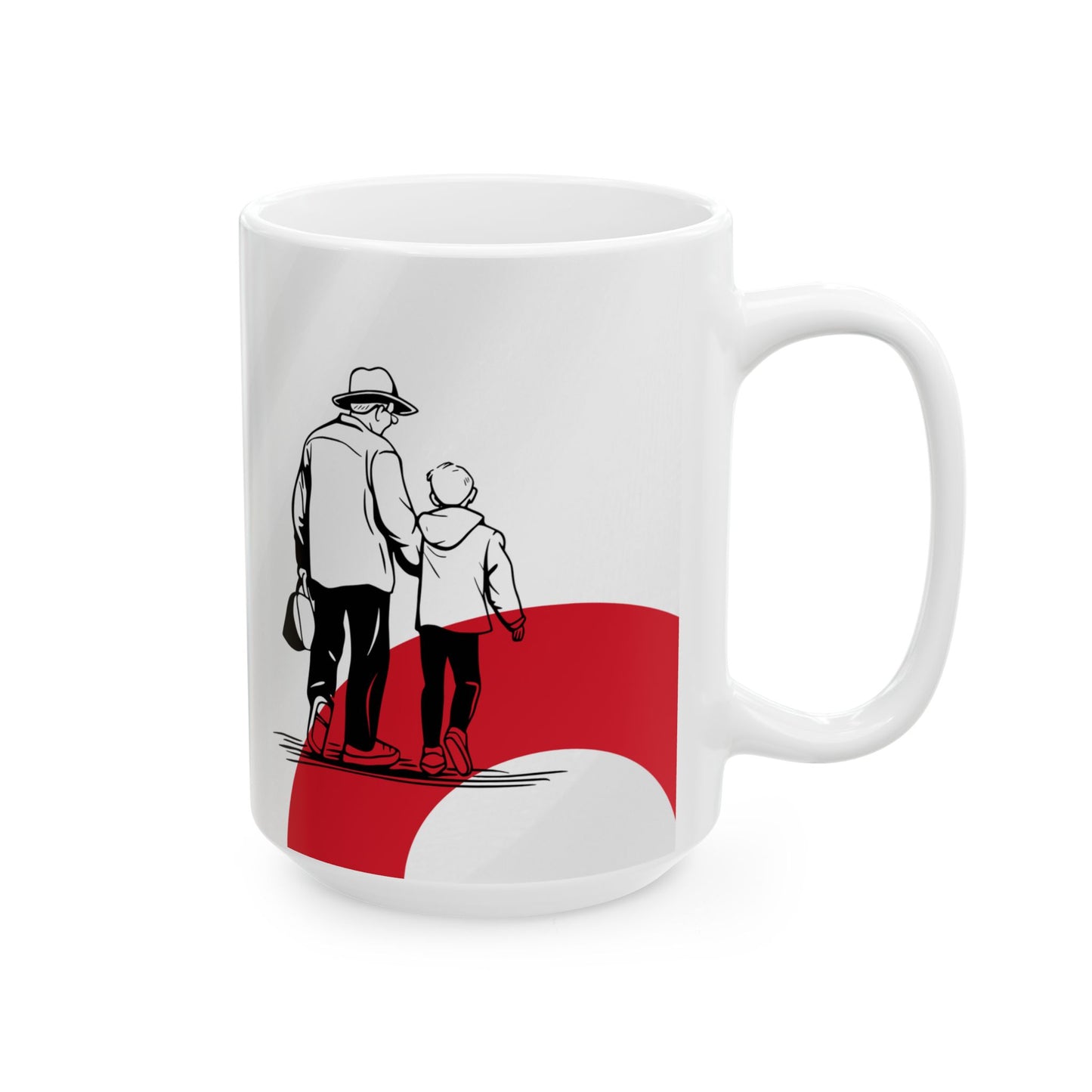 Happy Father's Day Ceramic Mug – Gift for Fathers, Coffee Lover Mug - 14014