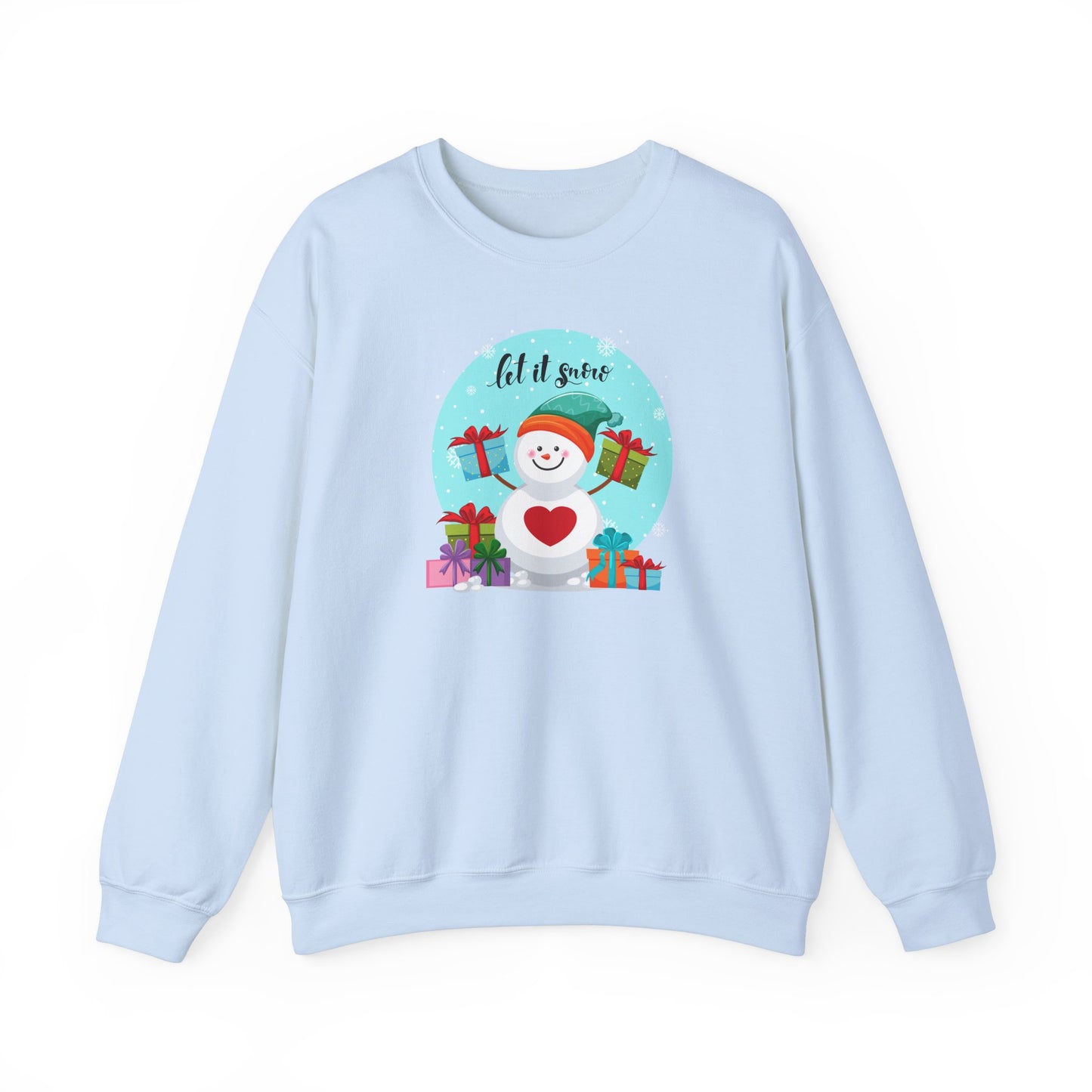 Santa, Let It snow - Unisex Heavy Blend™ Crewneck Sweatshirt - 10009