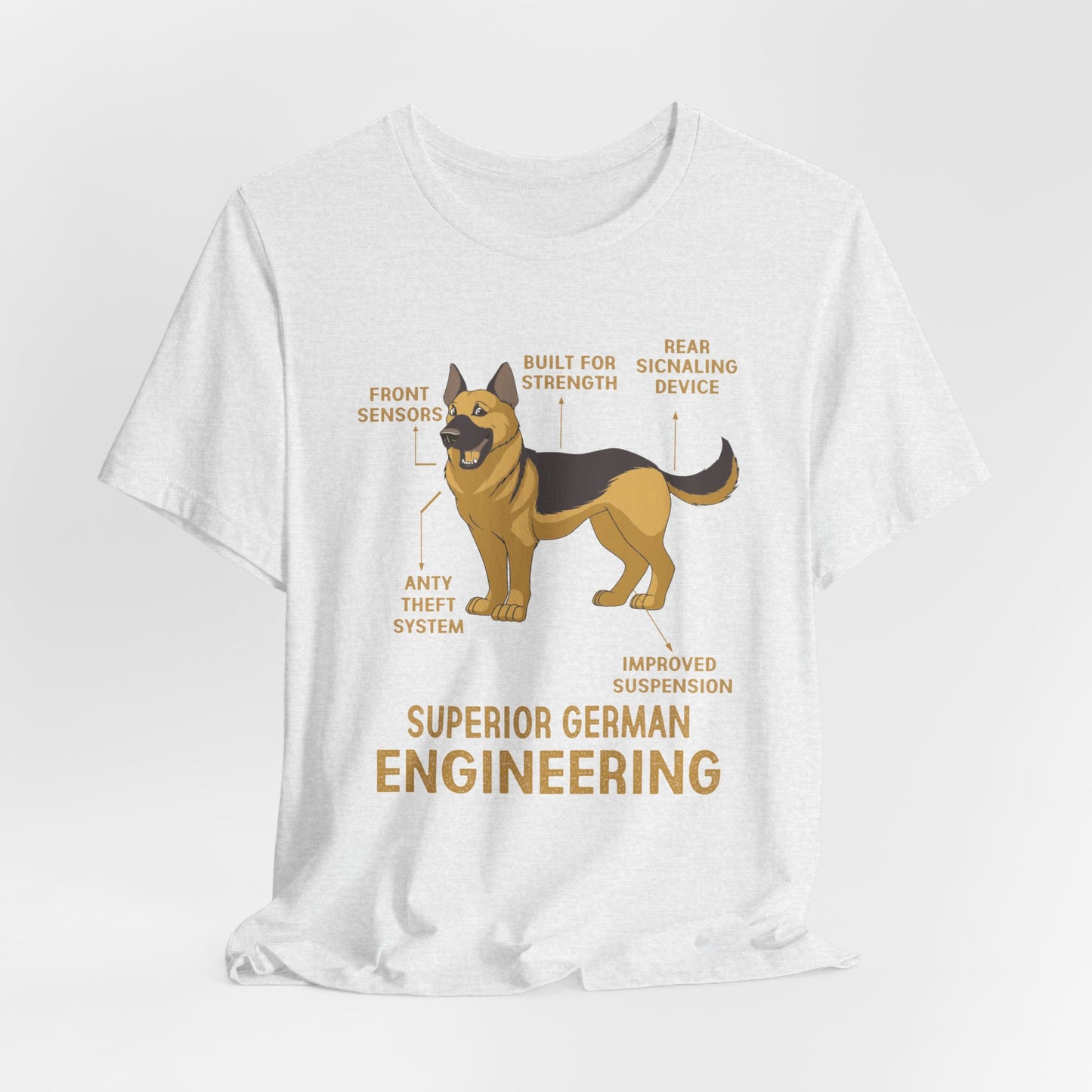 Engineer: Superior German Engineering - Unisex Jersey Short Sleeve Tee