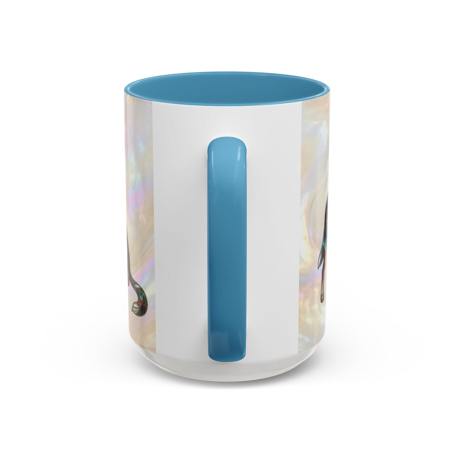 Australian Cattle Dog Accent Mug — Stained Glass Design (11/15oz) - 14613