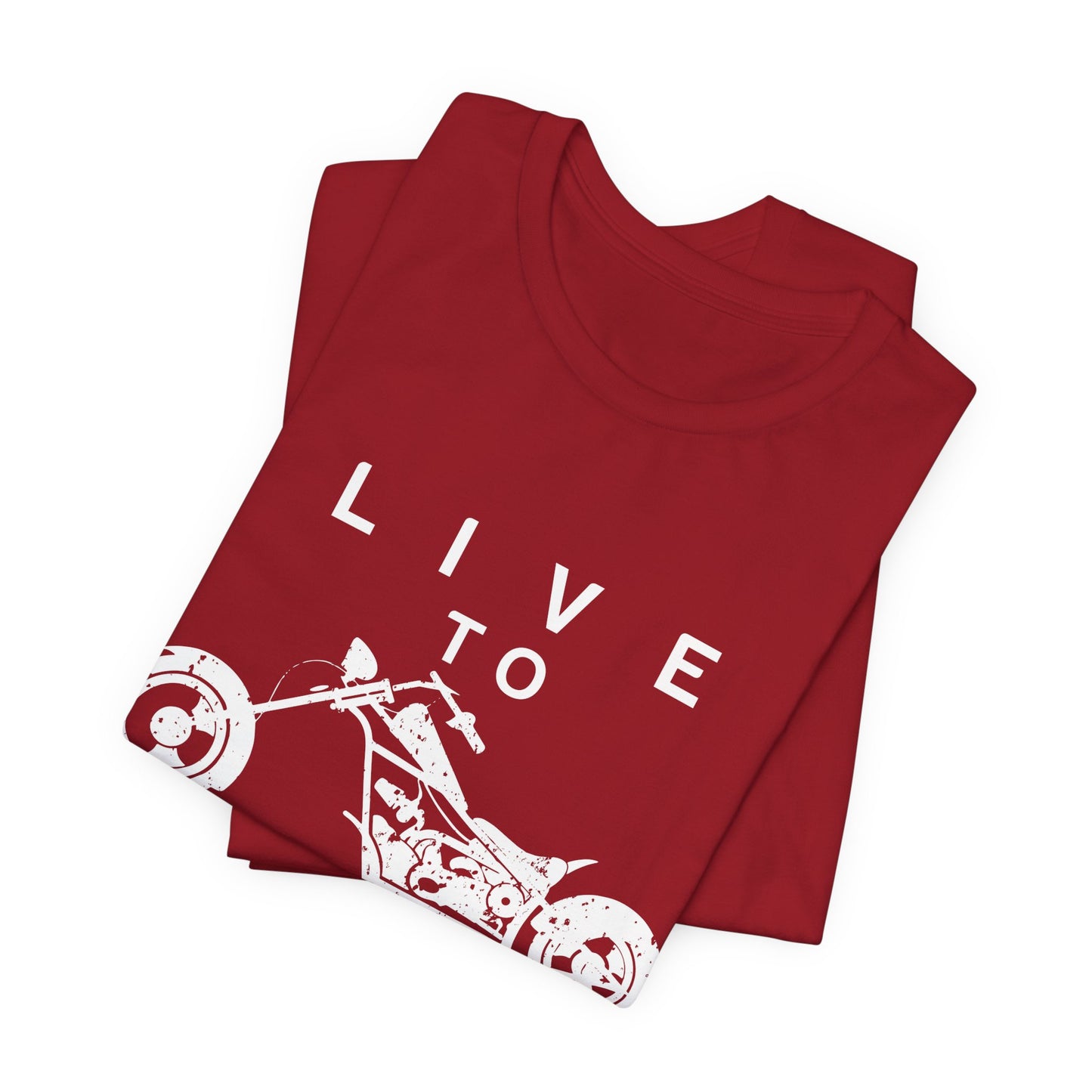 Live To Ride - Unisex Jersey Short Sleeve Tee - 13210