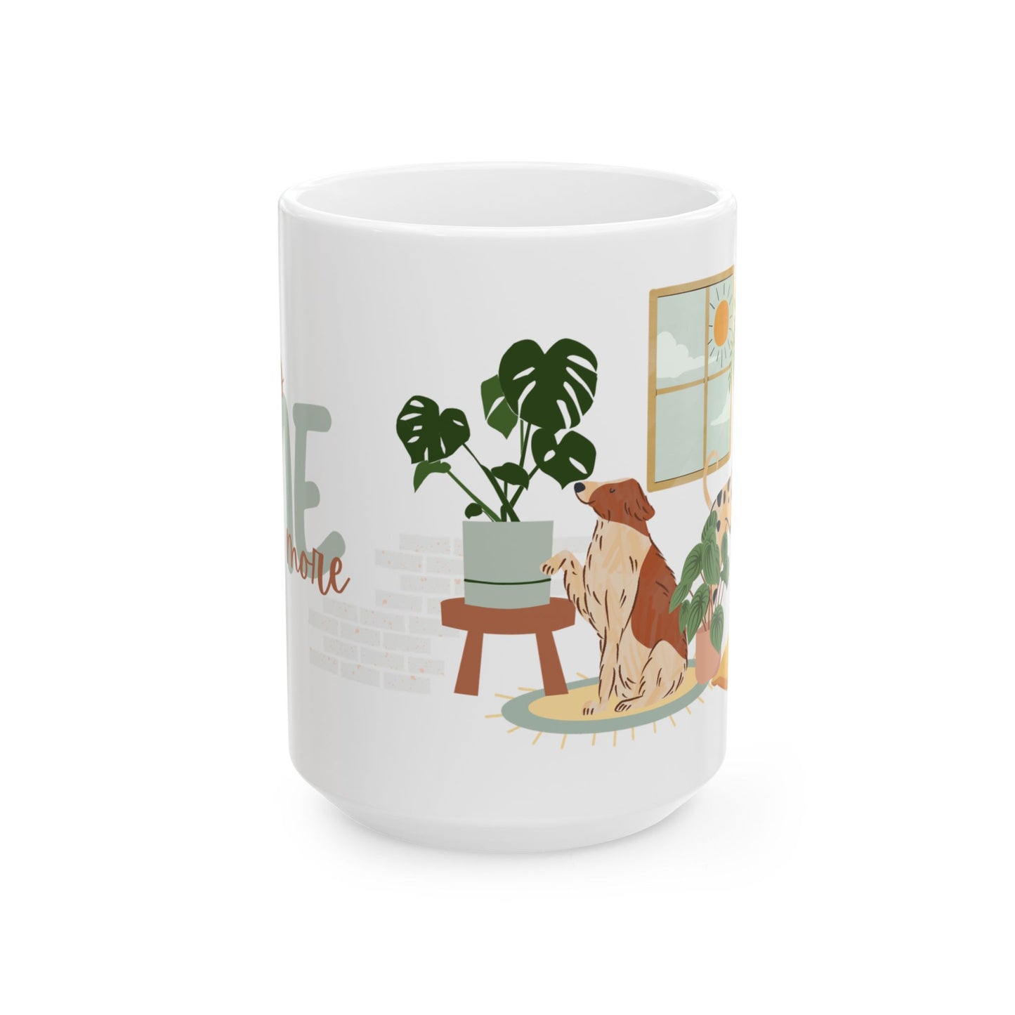 Always Room for One More Dog-Themed Ceramic Mug - Perfect for Pet Lovers, Home Decor, Gift for Dog Owners, Coffee Lover's Collection - 14163