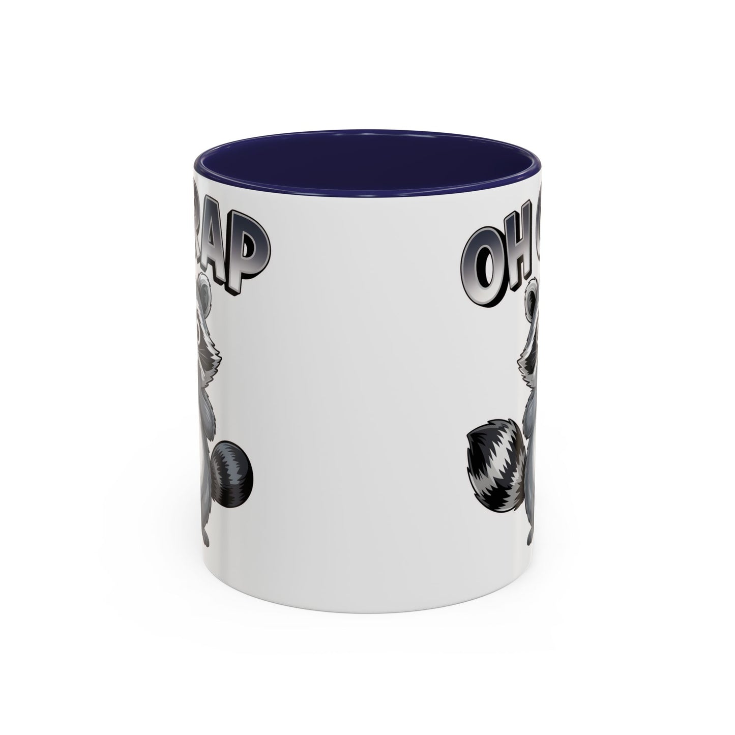 Oh Crap Raccoon Mug – Funny Cute Trash Panda Coffee Mug Gift  (11/15oz) - 14863
