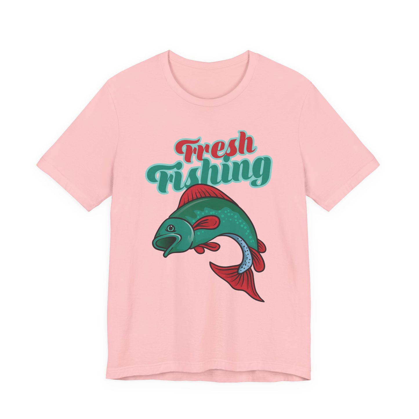 Fishing:  Fresh Fishing - Unisex Jersey Short Sleeve Tee - 13935