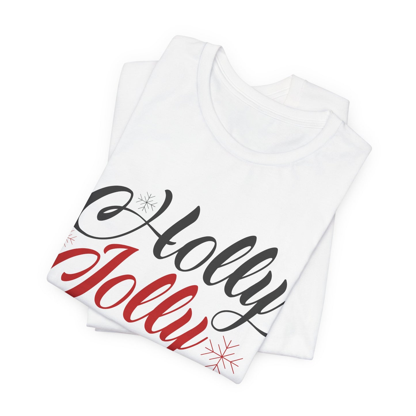 Christmas: Hollly Jolly - Unisex Jersey Short Sleeve Tee