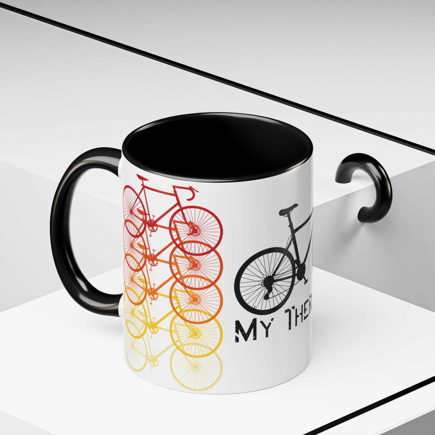 My Therapist - Accent Coffee Mug (11, 15oz)