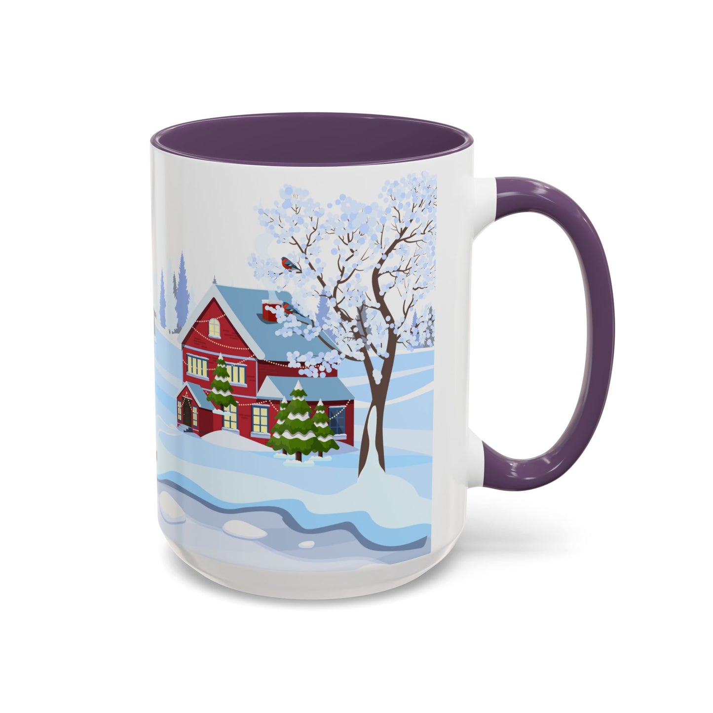 Winter Day Outside - Accent Coffee Mug (11, 15oz) - 10453