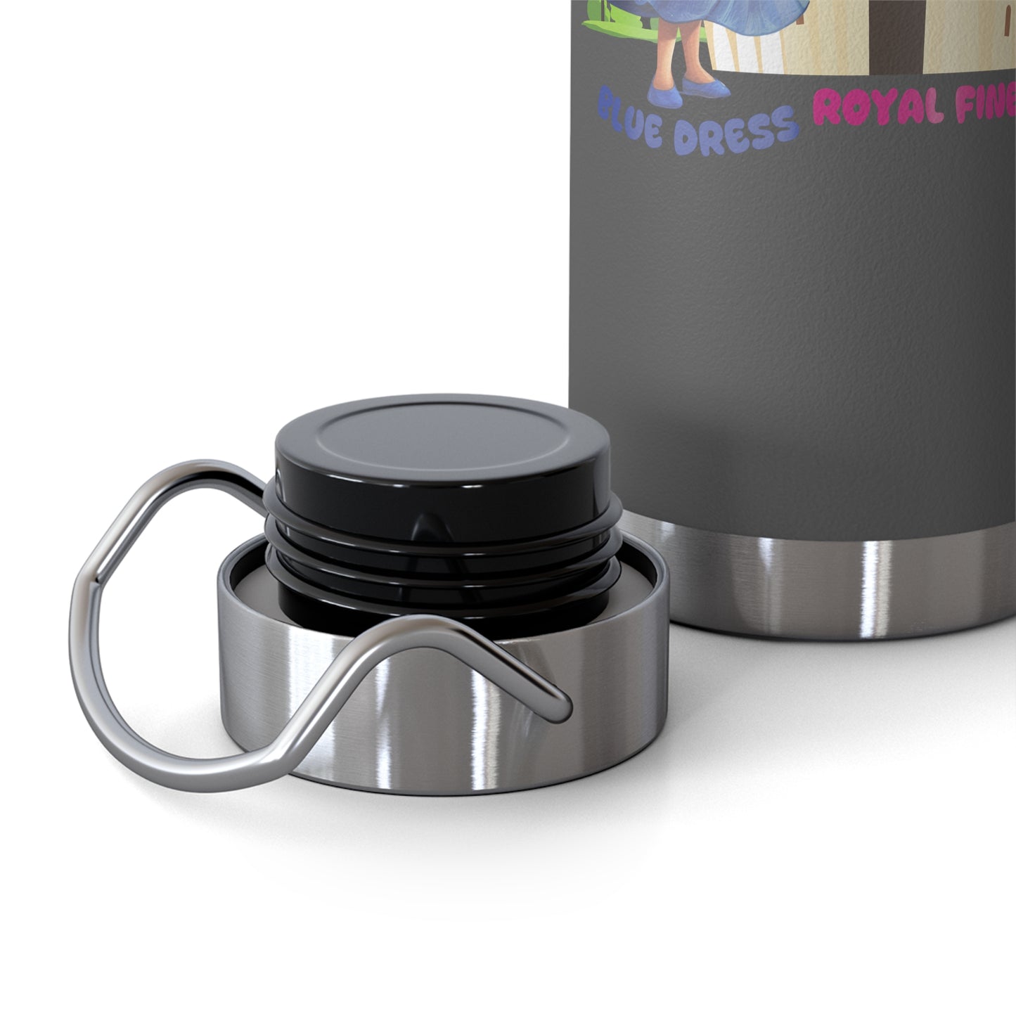 Blue Dress Princess, Royal Finesse - Copper Vacuum Insulated Bottle, 22oz - 11636