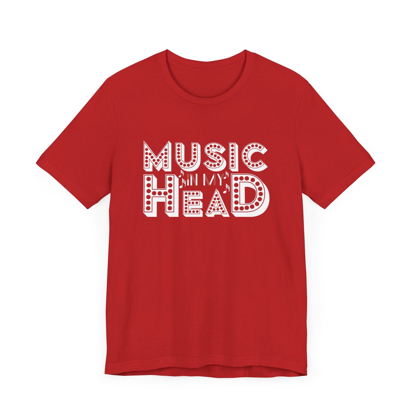 Music In My Head - Unisex Jersey Short Sleeve Tee