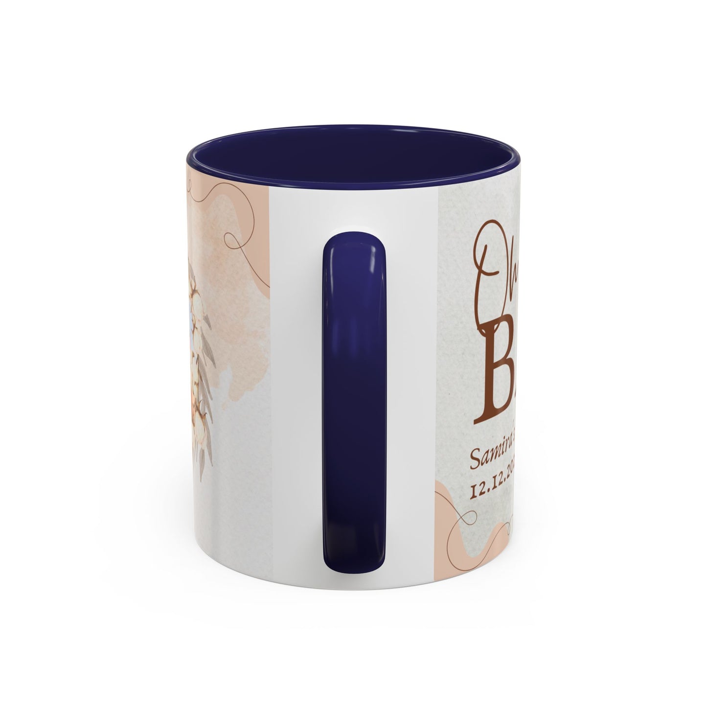 Oh Baby, Samira's Baby Shower, Customizable - Accent Coffee Mug (11, 15oz) - 10882