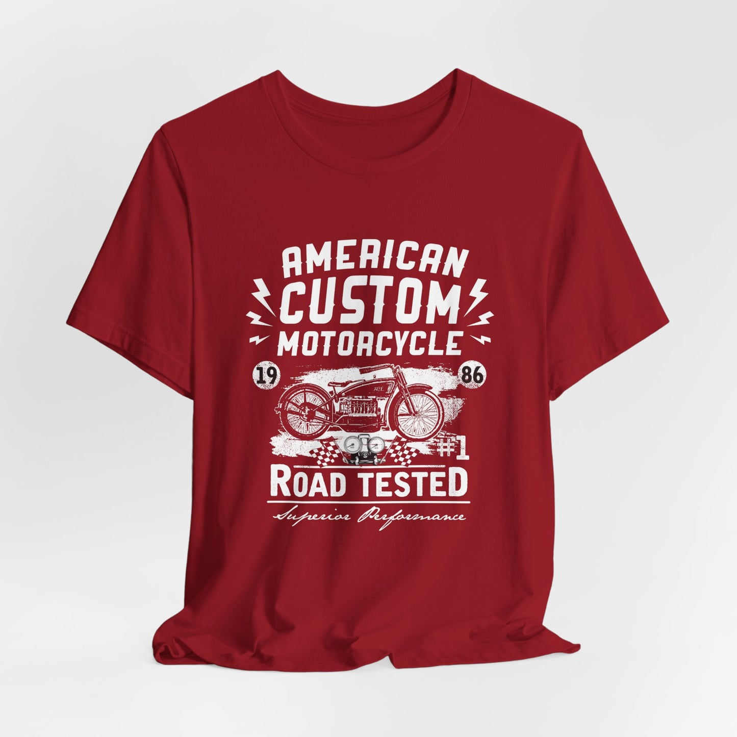 American Custom Motorcycle - Unisex Jersey Short Sleeve Tee