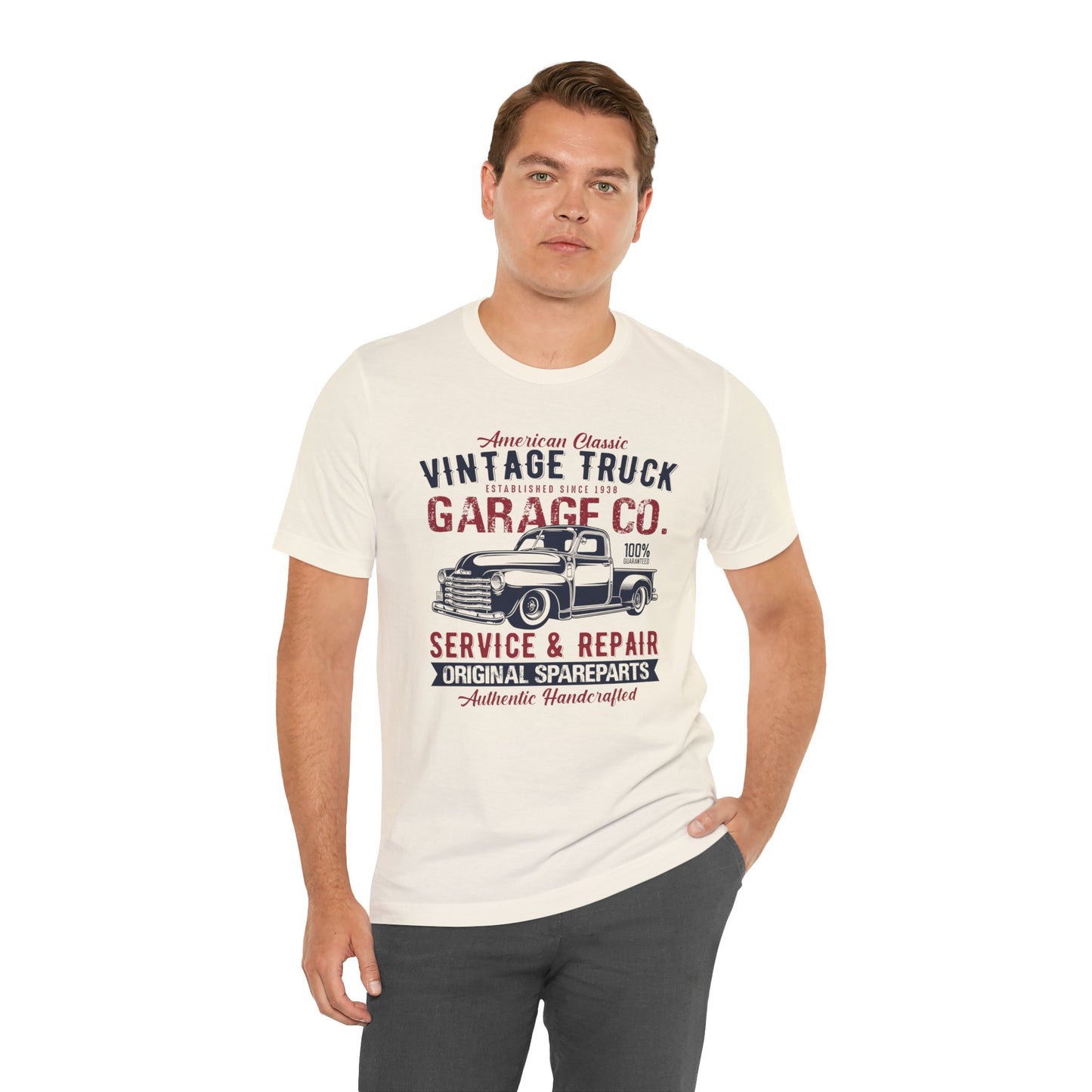 American Classic Vintage Truck - Unisex Jersey Short Sleeve Tee - 12611