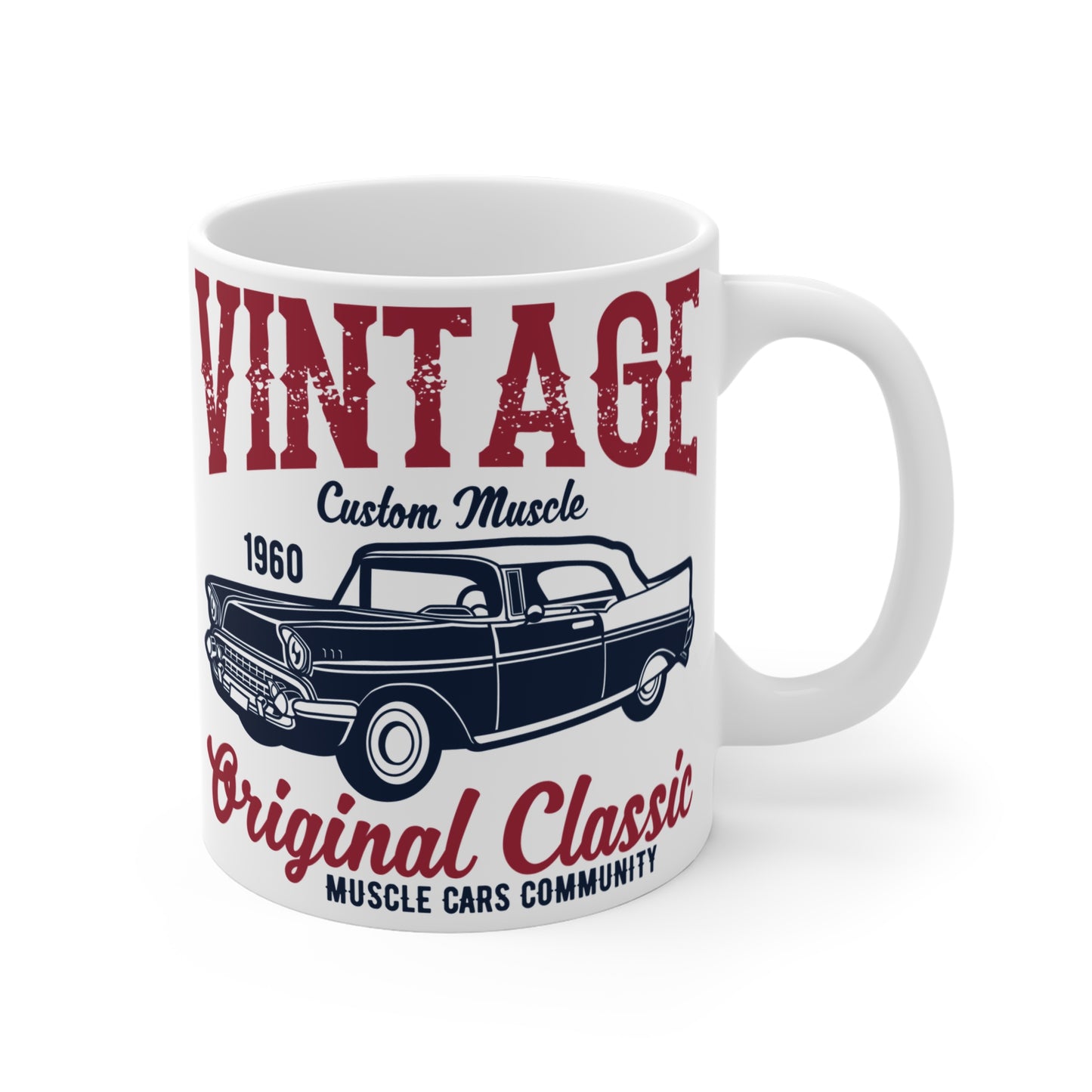 Vintage Custom Muscle, Original Classic - Mug 11oz - 12960