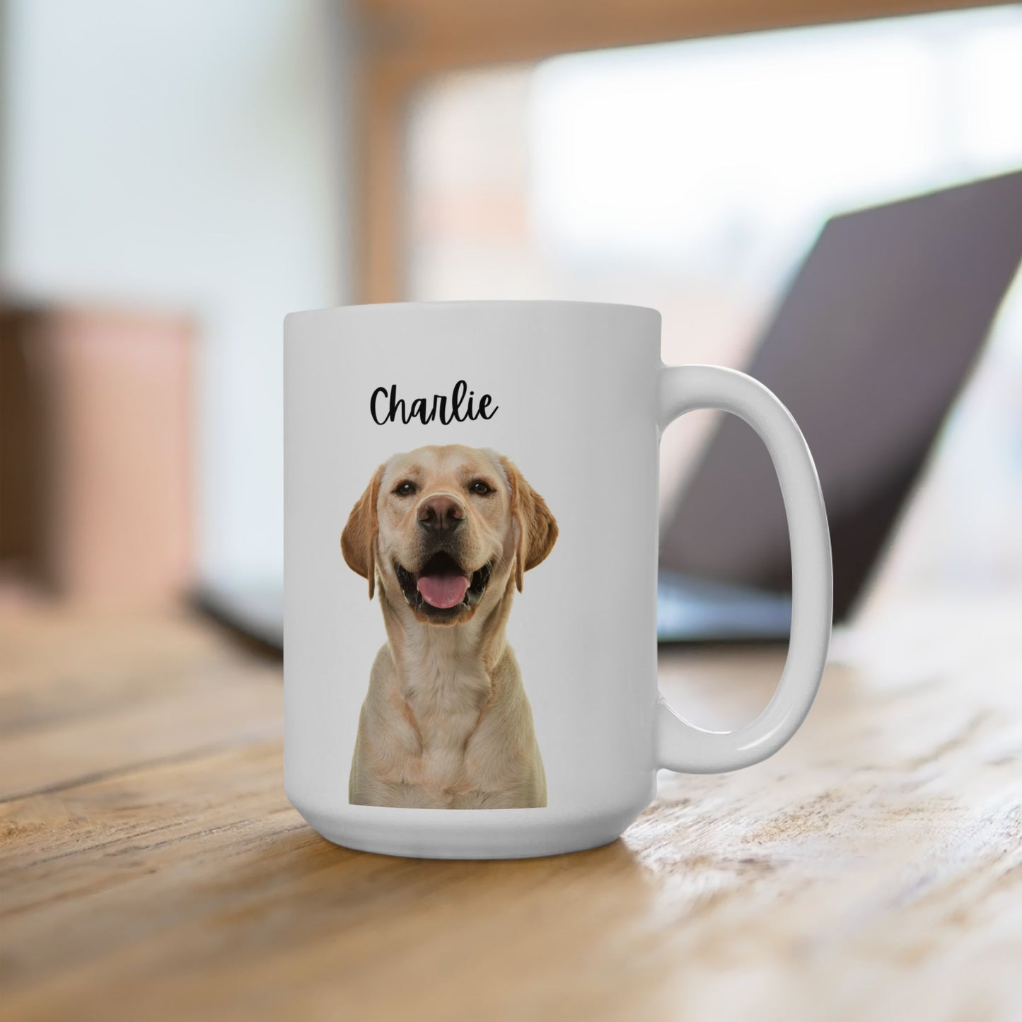 Dog Lover's Ceramic Mug, Dog-Themed Coffee Mug, Present for Pet Owners, Cute Dog Gift, Animal Lover's Kitchenware - 14157