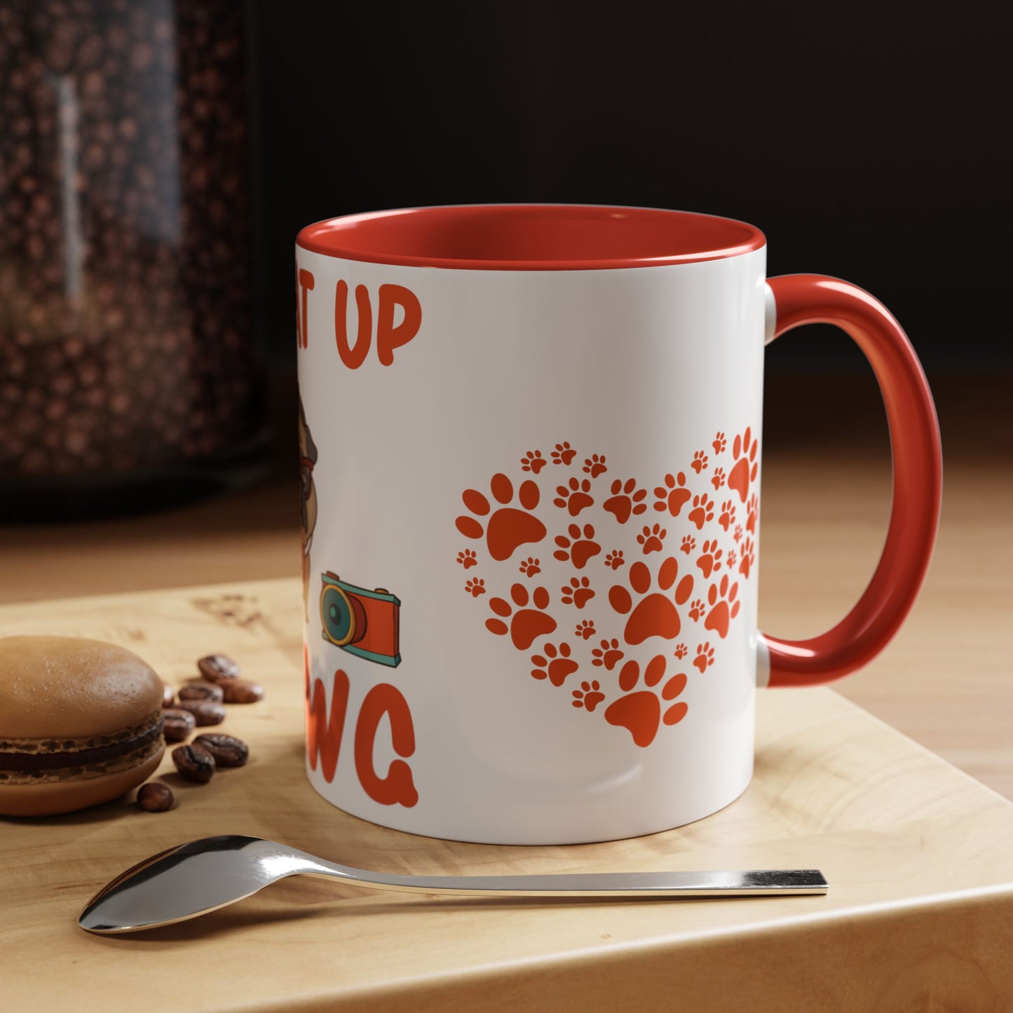 What up, Dawg - Accent Coffee Mug (11, 15oz)