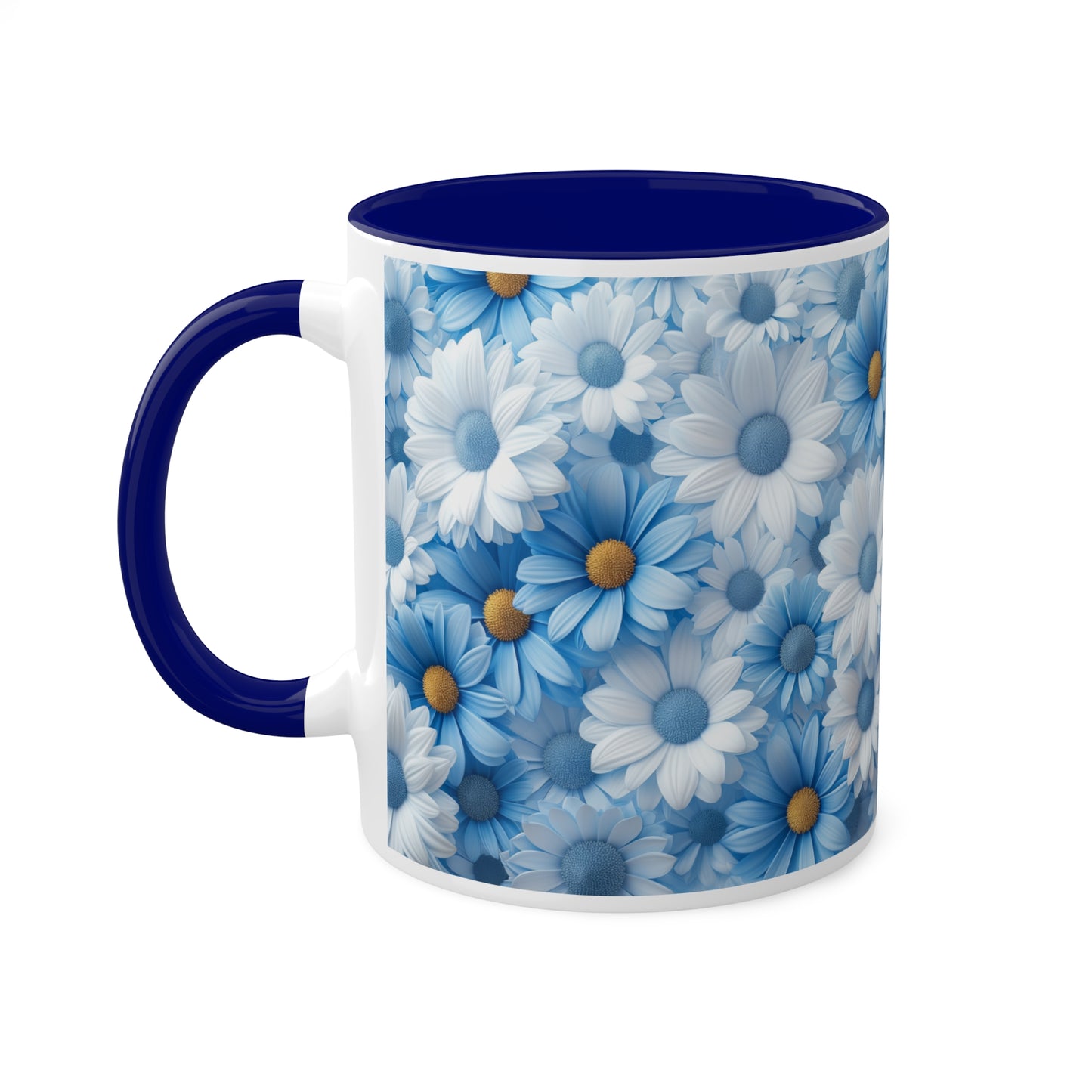 Peaceful blue blossoms - Colorful Mugs, 11oz