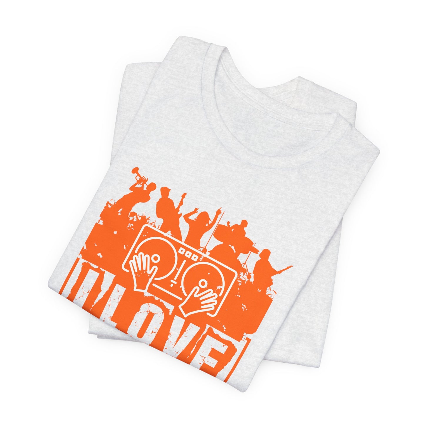 Music: I Love DJ - Unisex Jersey Short Sleeve Tee