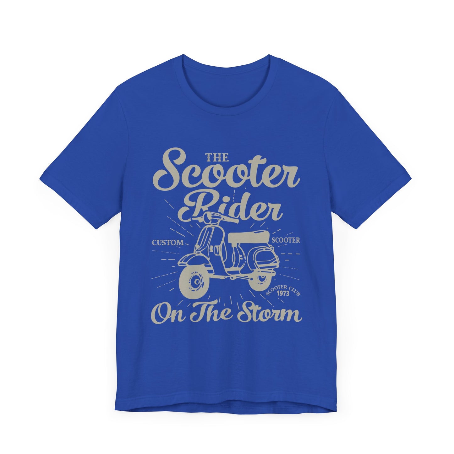 The Scooter Rider - Unisex Jersey Short Sleeve Tee - 13311