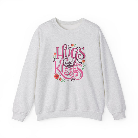 Valentin's, Hugs & Kisses - Unisex Heavy Blend™ Crewneck Sweatshirt - 11425