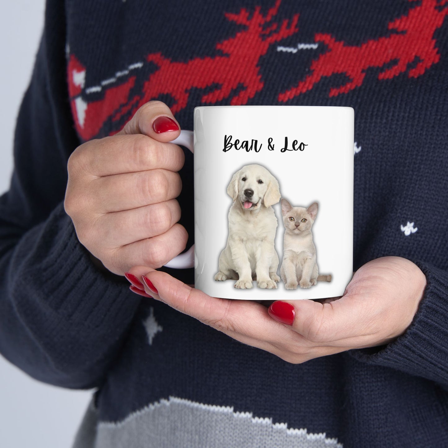 Custom Dog Ceramic Mug | 11oz & 15oz - 14174