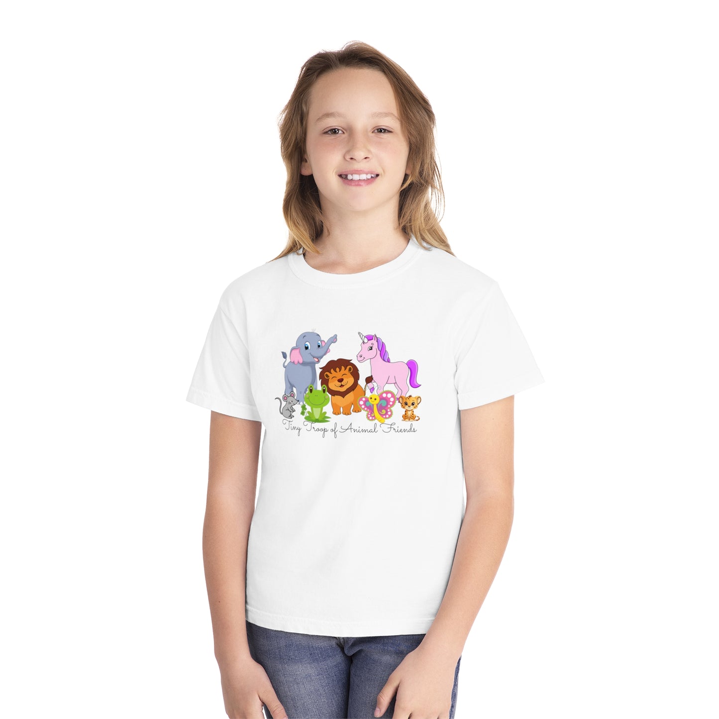 Tiny Troop of Animal Friends  -  Kid's Tee