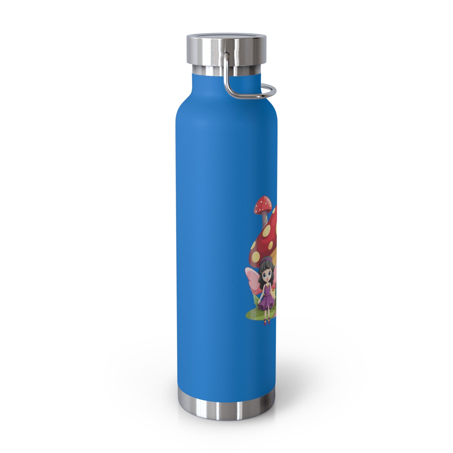 Fairy Mushroom House - Copper Vacuum Insulated Bottle, 22oz