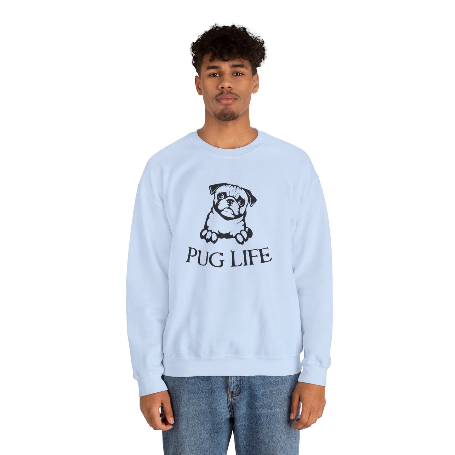 Pug Life - Unisex Heavy Blend™ Crewneck Sweatshirt