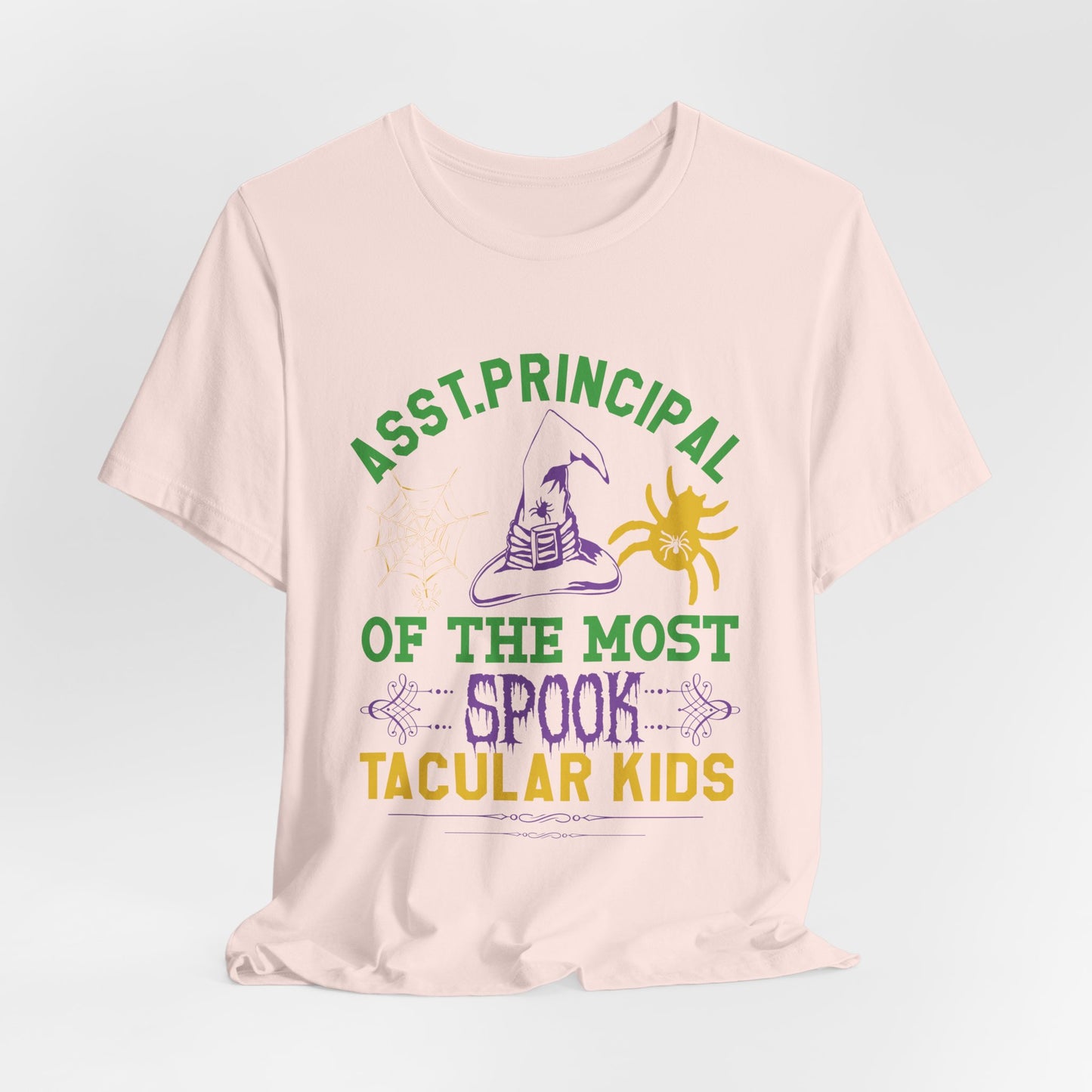 Asst. Principal of the Most Spook-Tacular Kids - Unisex Jersey Short Sleeve Tee - 12384