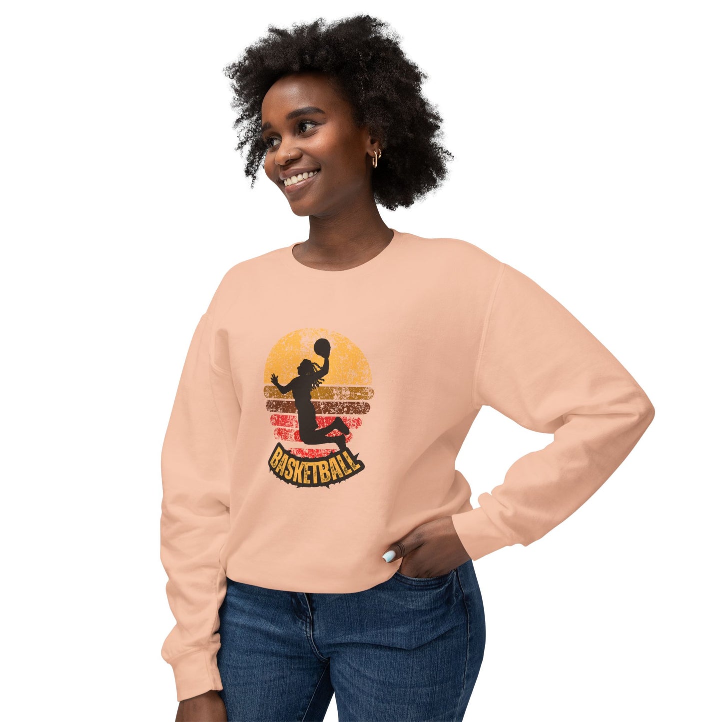 Basketball - Unisex Lightweight Crewneck Sweatshirt - 10577